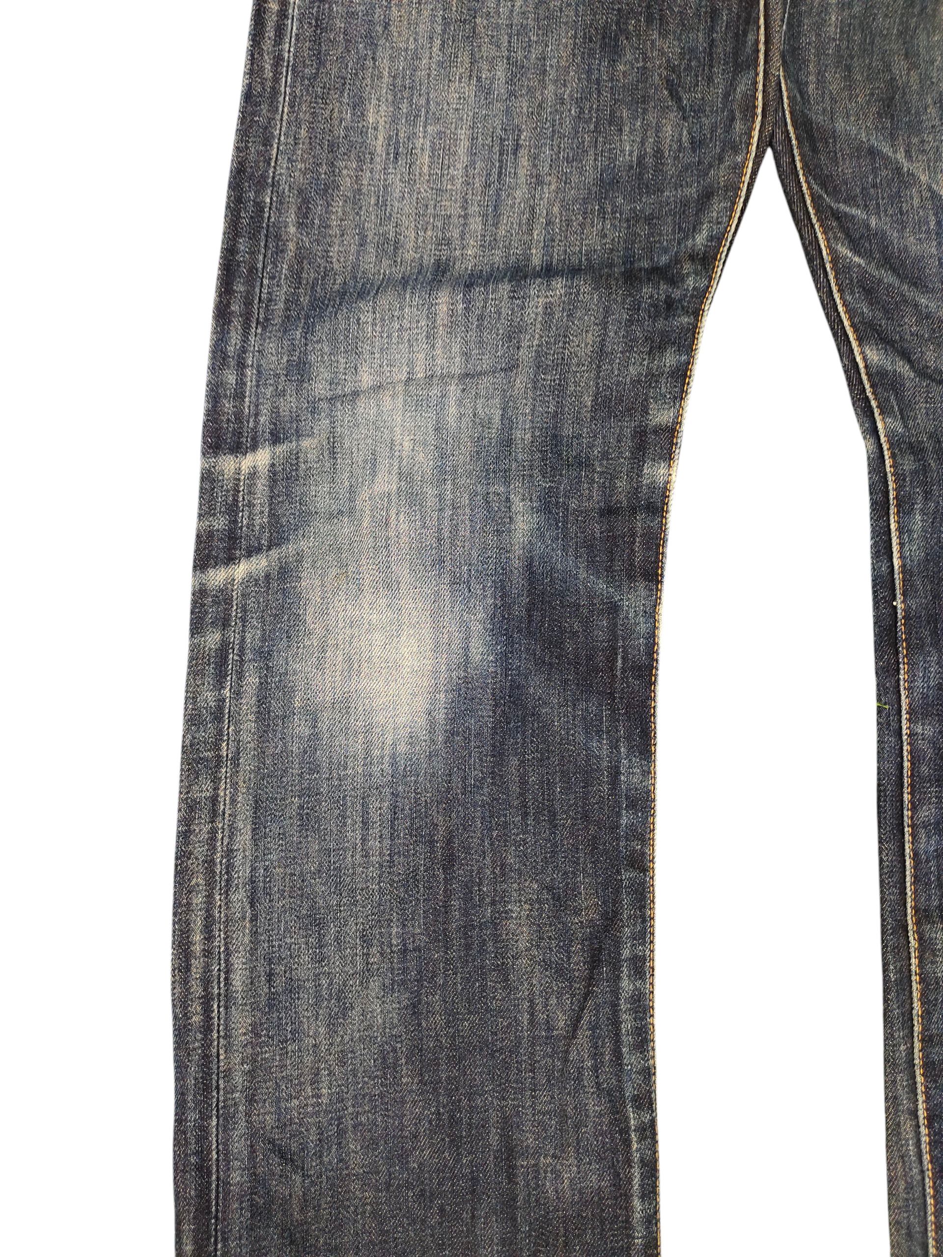 Polo Ralph Lauren Vintage Polo Ralph Lauren Varick Slim Straight Distress Jean Size US 31 - 4 Thumbnail