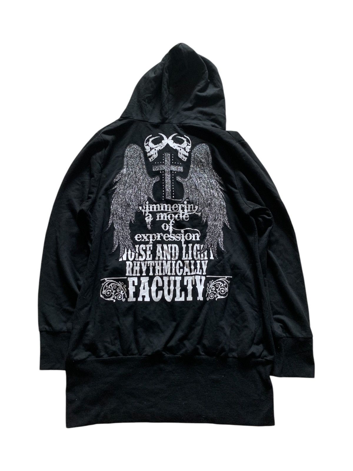If Six Was Nine × Japanese Brand × Le Grande Bleu (L.G.B.) Dig deep crosses poem hoodie Size US M / EU 48-50 / 2 - 2 Thumbnail