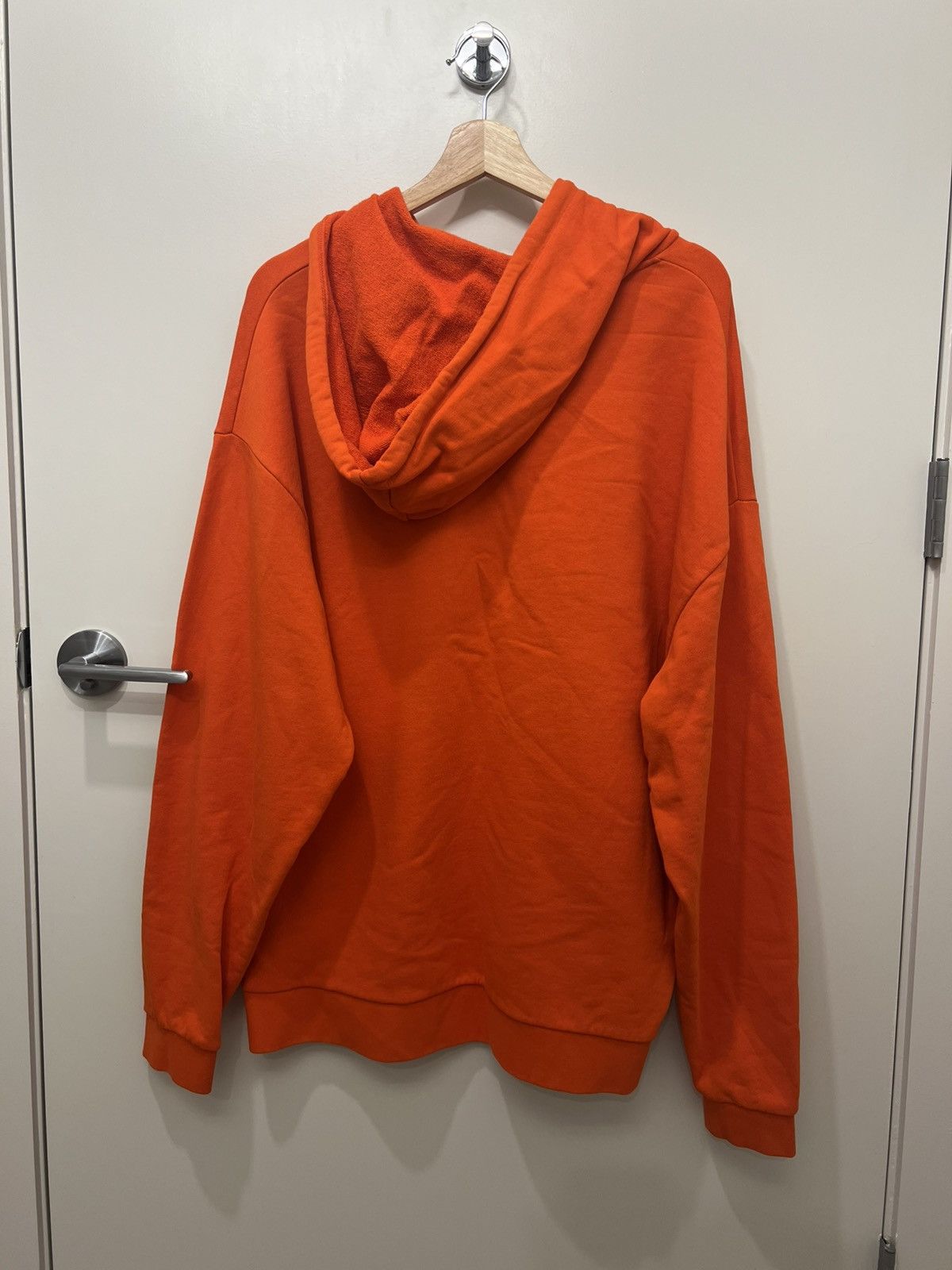 Asos ASOS Orange Hoodie Size L – “Strange Social Disband” Size US L / EU 52-54 / 3 - 2 Thumbnail