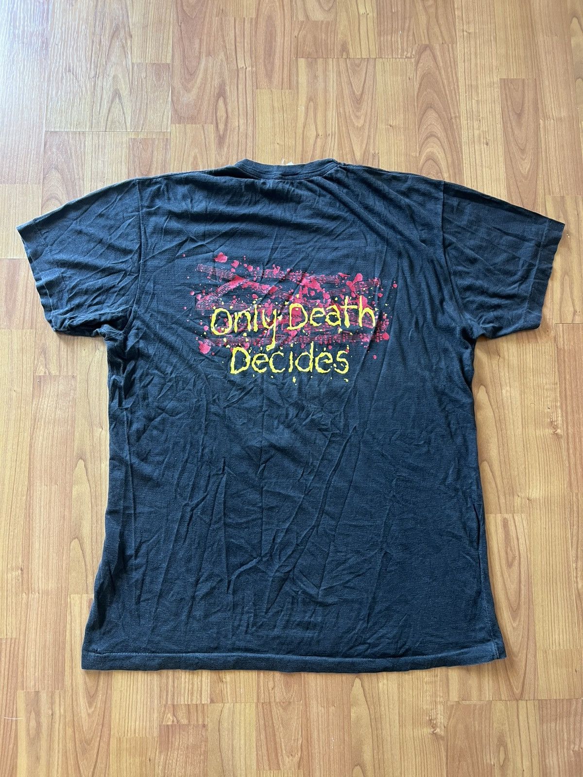 Exodus Vintage 1990 Exodus Only Death Decides T-Shirt Size US L / EU 52-54 / 3 - 3 Thumbnail