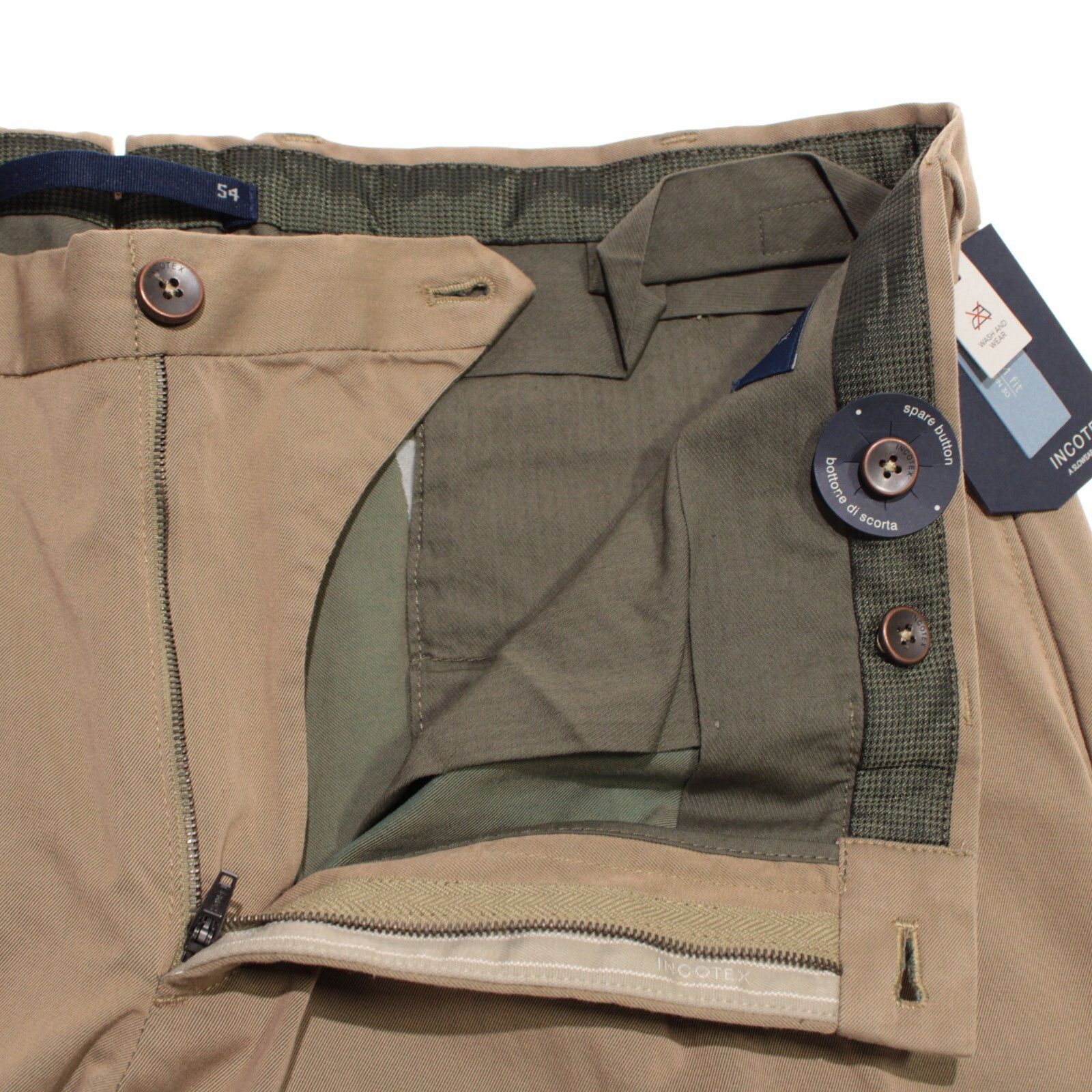 Incotex INCOTEX New with tags Chino Size 38 US In Beige Size US 38 / EU 54 - 4 Thumbnail