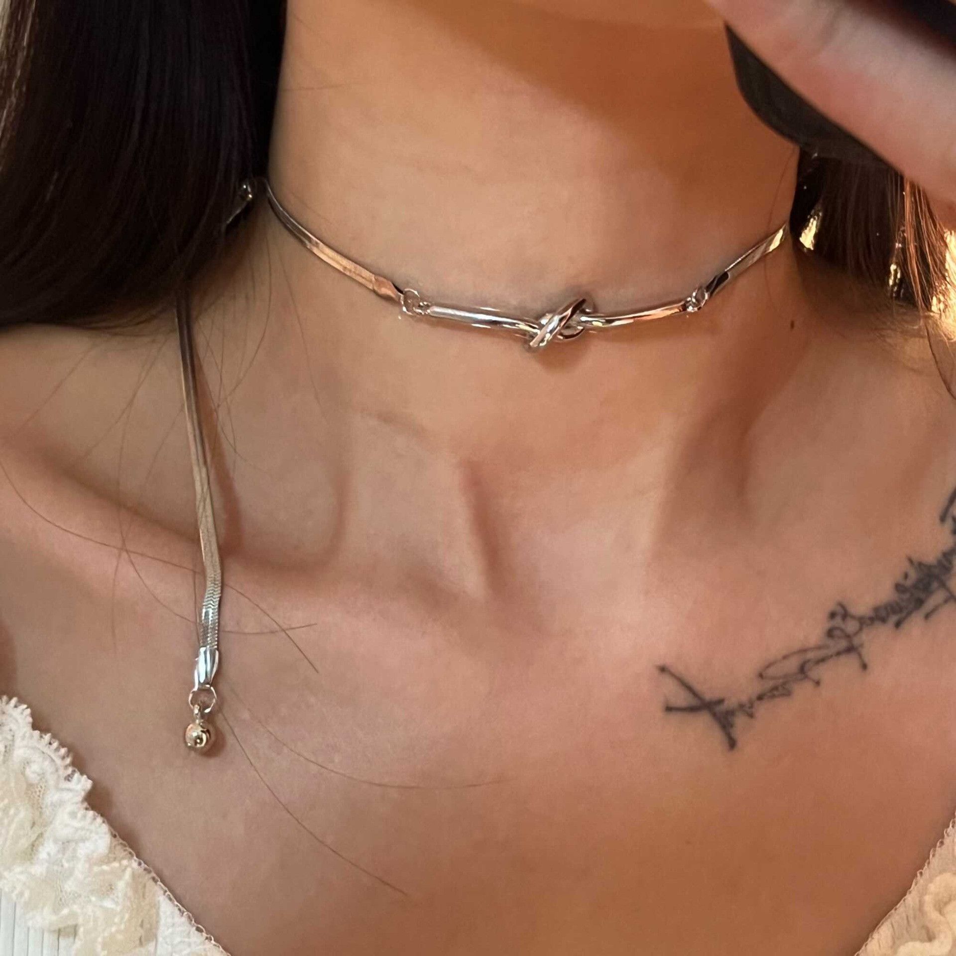 Other New Design STEAL! Y2K Chains Necklace Chain Size ONE SIZE - 4 Thumbnail