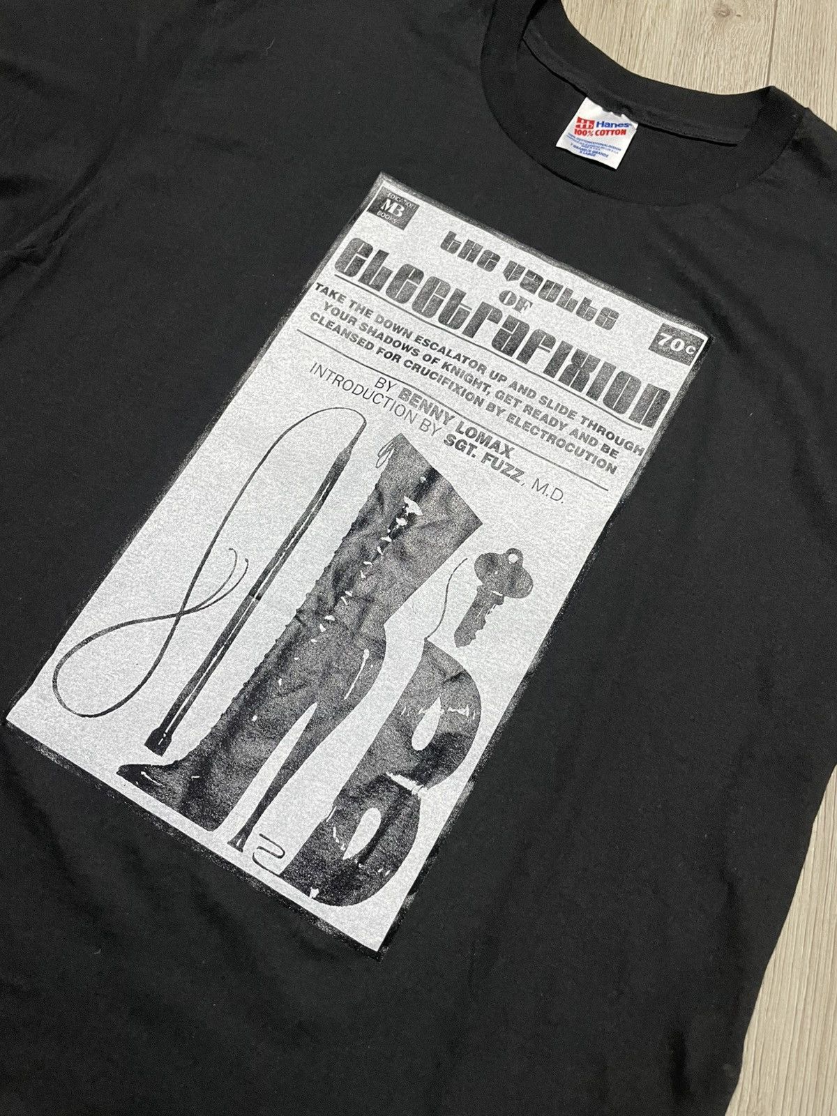 Band Tees × Vintage Vintage 90s Electrafixion Promo T Shirt Echo & The Bunnyman Size US XL / EU 56 / 4 - 3 Thumbnail