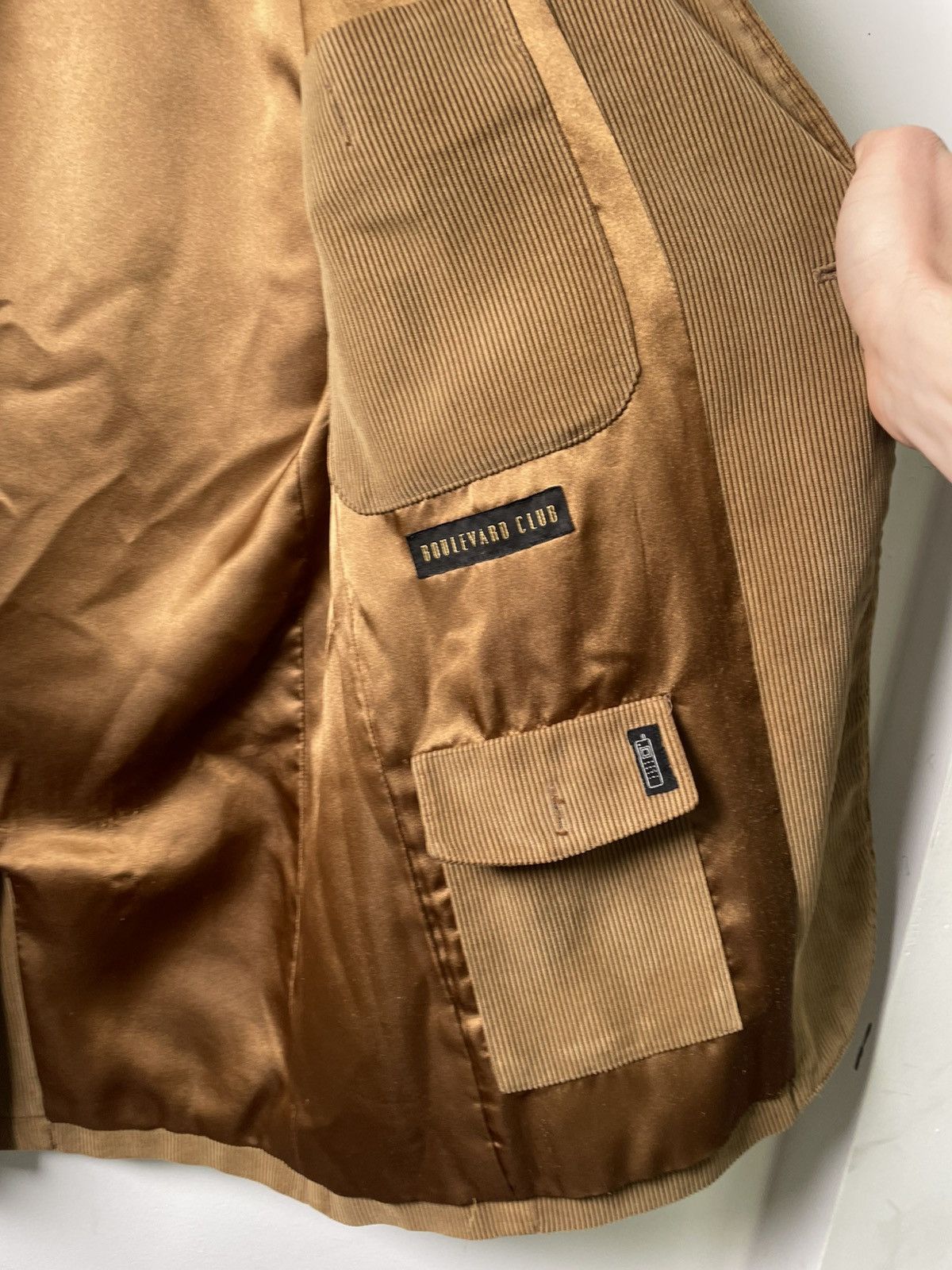 Other Boulevard Club Tan Corduroy Blazer (40R) Size 40R - 5 Thumbnail