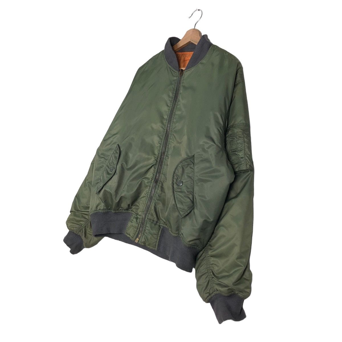 Japanese Brand 🔥Riot Riot Vintage Bomber Jacket Reversible Military Size US L / EU 52-54 / 3 - 2 Thumbnail