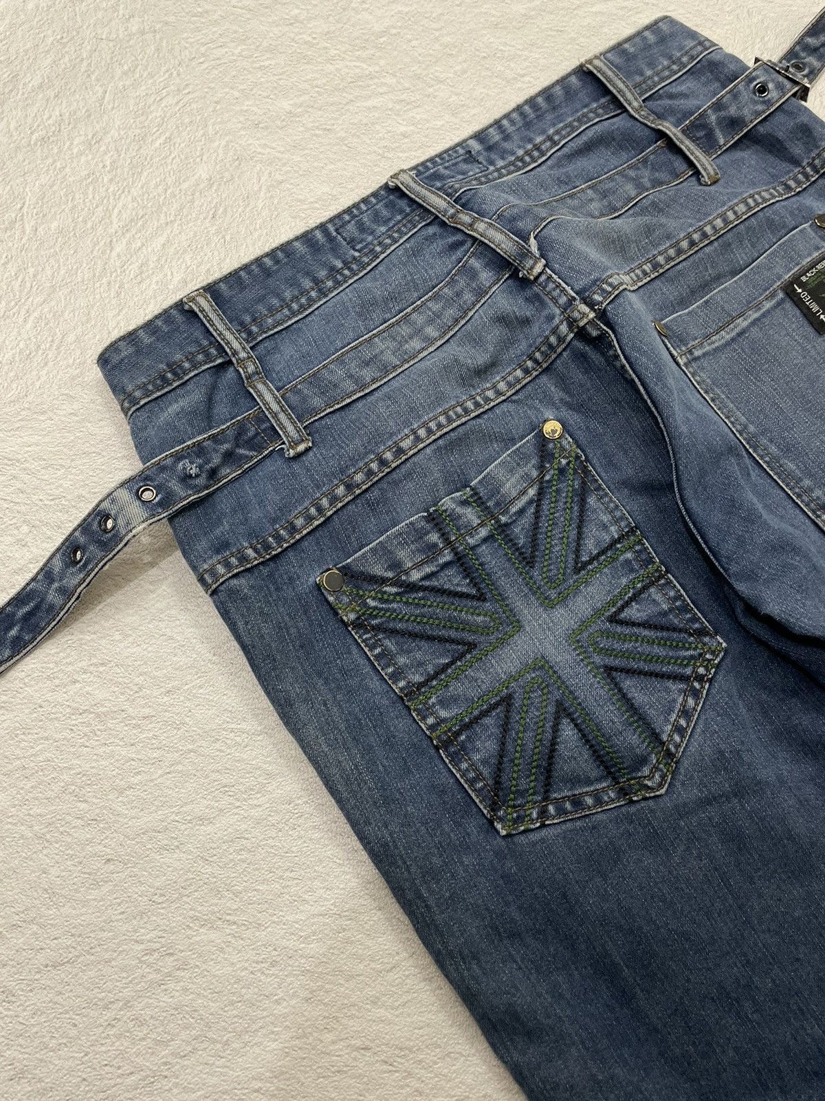Hysteric Glamour 2000s blacklabel japan double Wasit Denim Wash Size US 34 / EU 50 - 11 Thumbnail