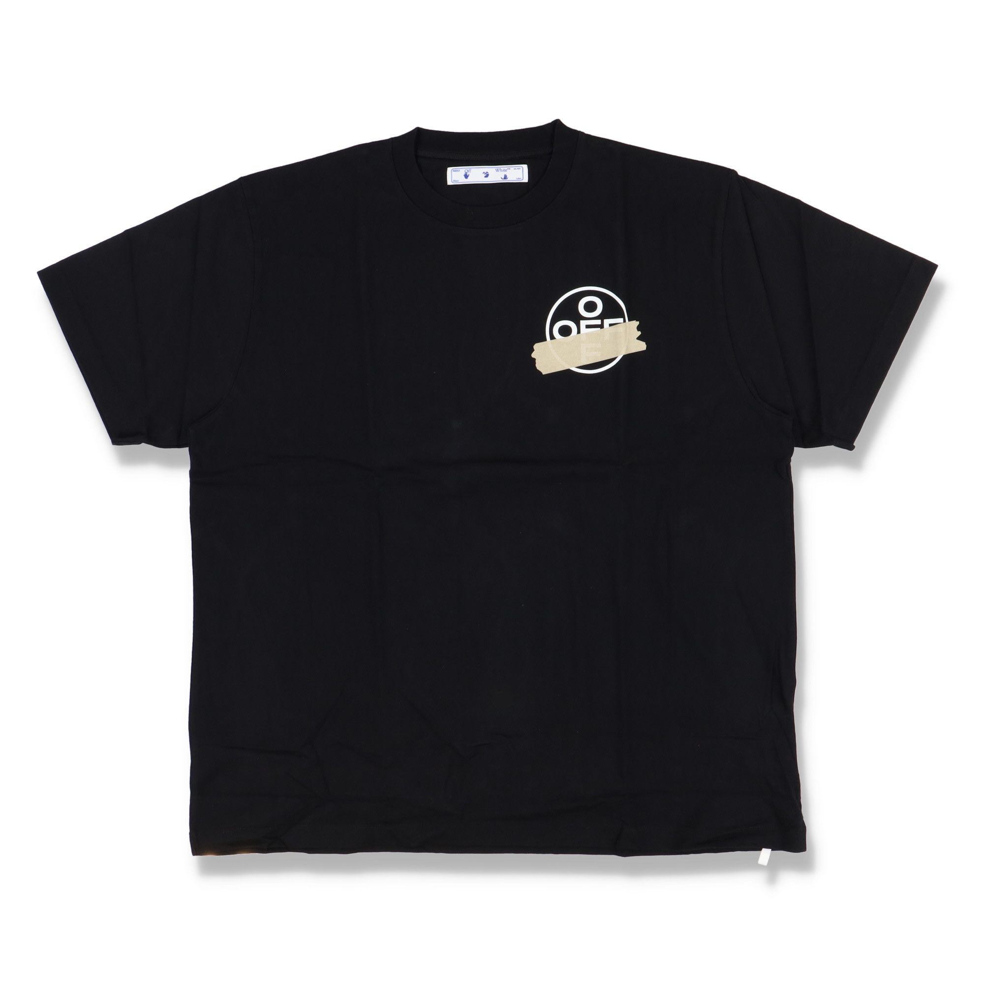 Off-White Black Tape Arrows Logo Oversized T-Shirt Size XS / US 0-2 / IT 36-38 - 5 Thumbnail