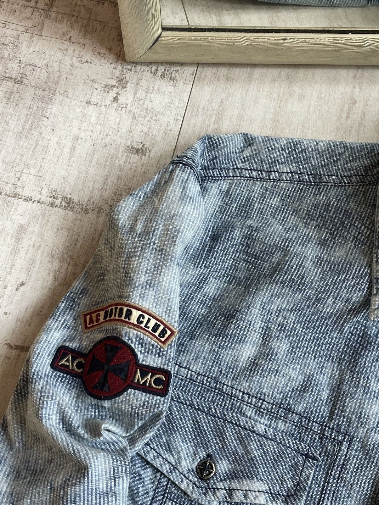 Affliction Vintage Y2K Affliction Shirt Long Sleeve 00’s Big Logo RARE Size US L / EU 52-54 / 3 - 8 Thumbnail