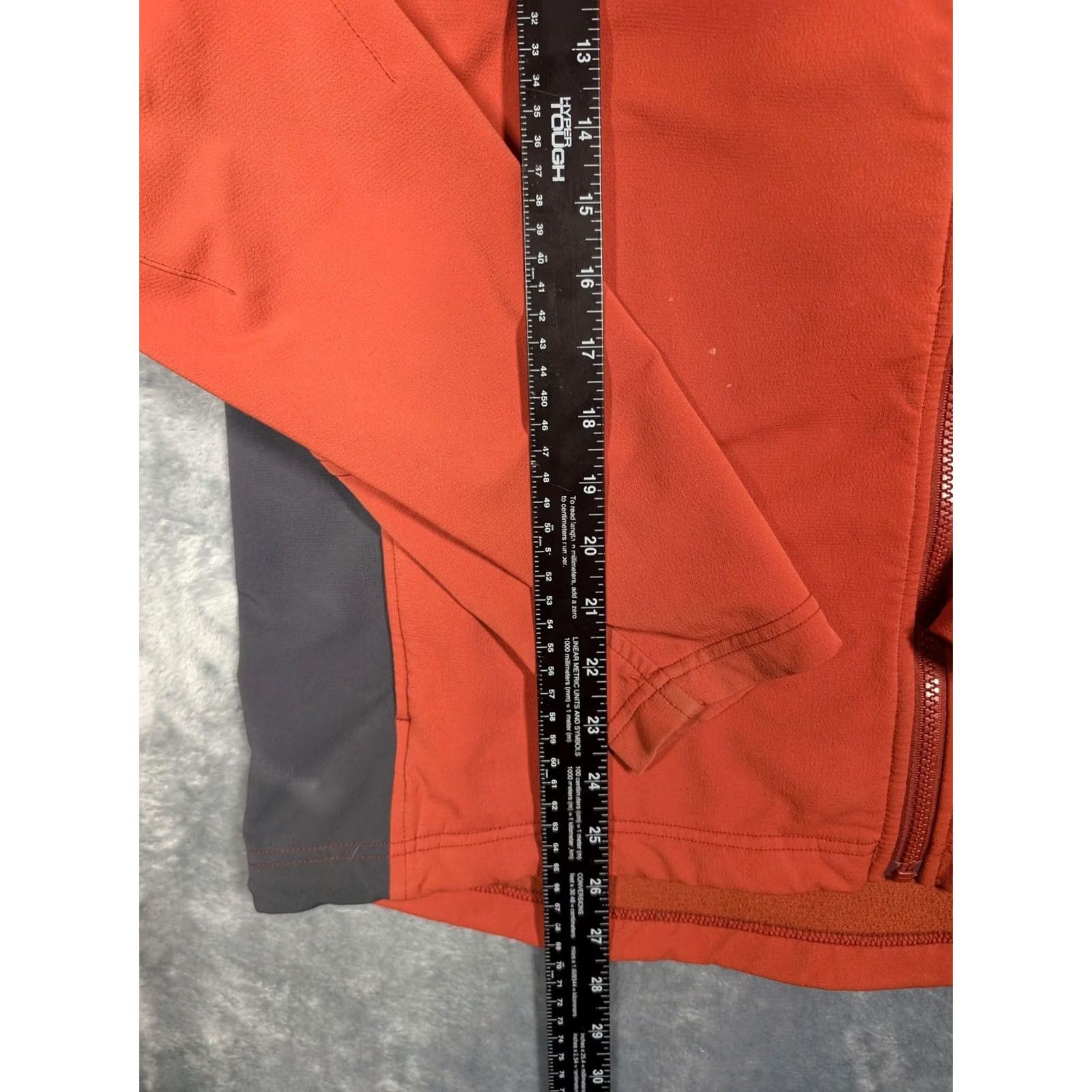 Marmot Marmot Mens Medium Softshell Jacket Orange Gray Full Zip Lined Fleece Hiking Size US M / EU 48-50 / 2 - 2 Thumbnail