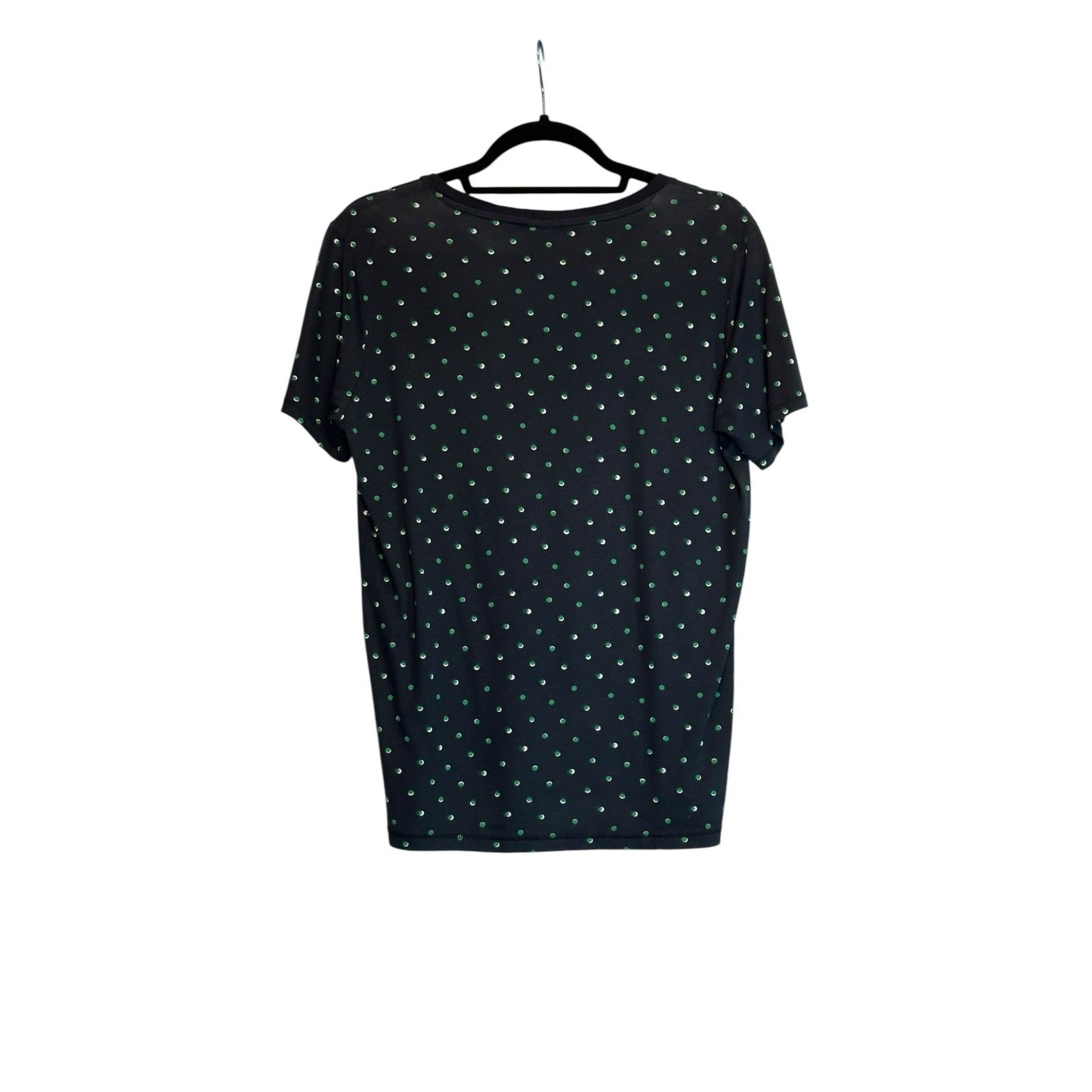 H&M H & M blue green polka dot short sleeves t shirt size Small Size US S / EU 44-46 / 1 - 6 Thumbnail