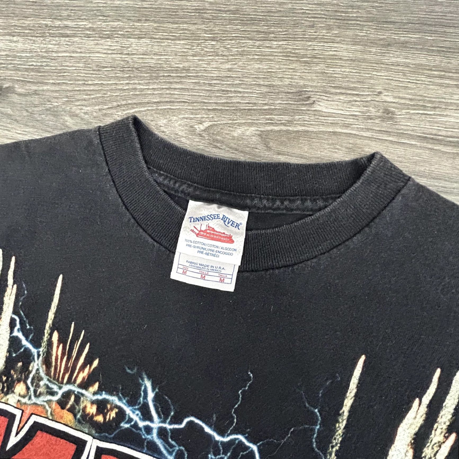 Vintage VINTAGE KISS Shirt Mens M World Domination Tour 2003 2004 Made USA 00s Black Cotton Short Sleeve Crew Neck Graphic Print Size US M / EU 48-50 / 2 - 4 Thumbnail