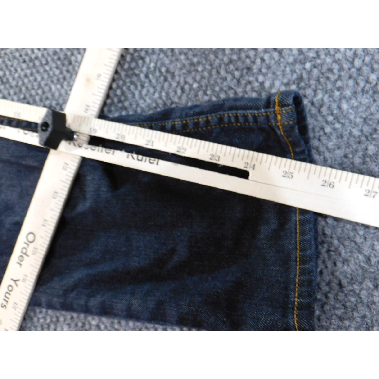 Polo Ralph Lauren Ralph Lauren Sport Jeans Womens Size 31 Blue Straight Denim Tight Fit 25in Inseam Comfort Zipper Regular Rise: N/A–ask if needed Size 24" / US 00 / IT 34 - 7 Thumbnail