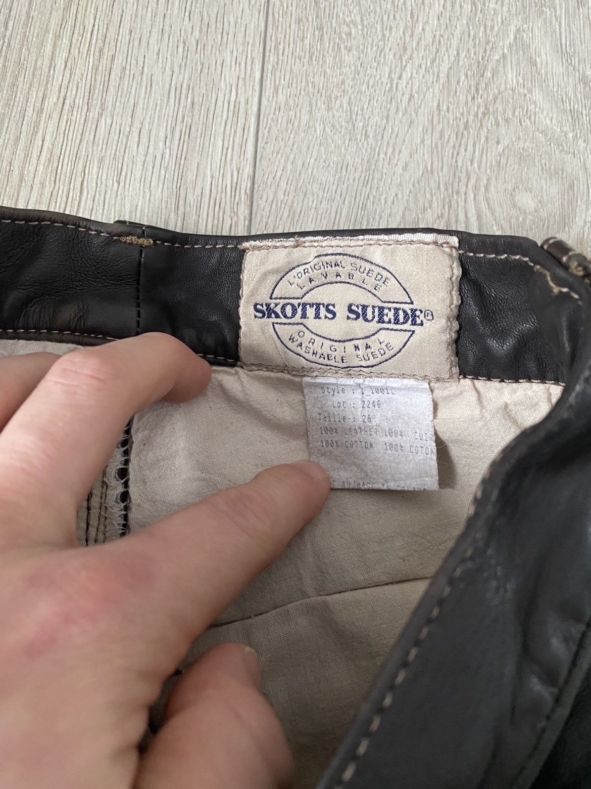 Other Skotts Suede Genuine Leather pants Size 26" / US 2 / IT 38 - 7 Thumbnail