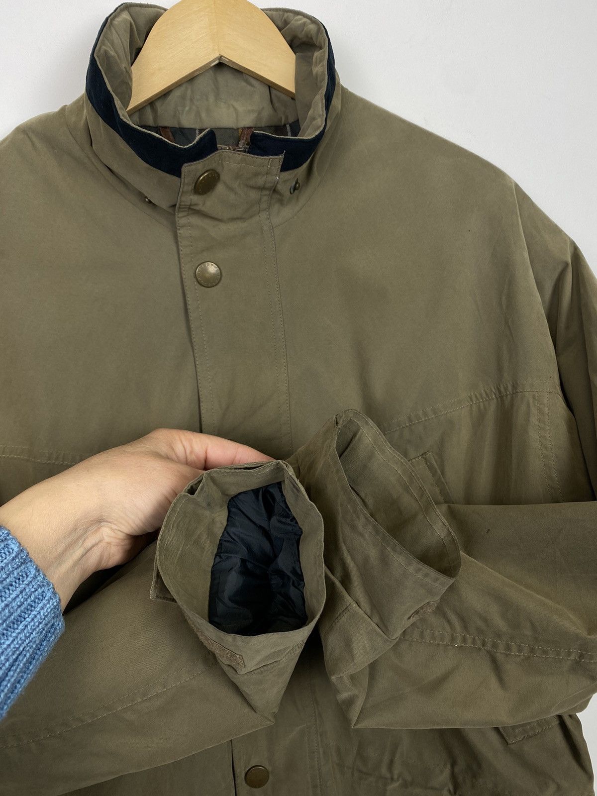Barbour Vintage Barbour T700 Fulbourn Full Zip Jacket Men’s Size S Size US L / EU 52-54 / 3 - 5 Thumbnail