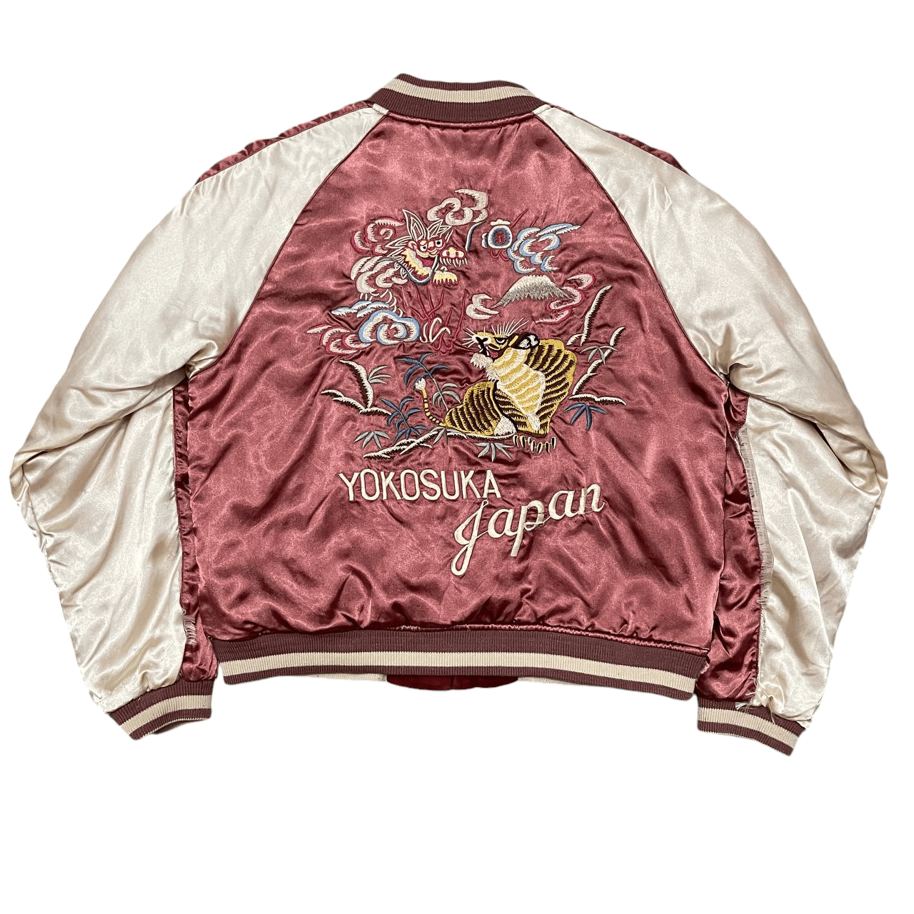 Tailor Toyo Vintage 80's Sukajan Tiger Velvet Embroidery Souvenir Jacket Size US M / EU 48-50 / 2 - 16 Thumbnail