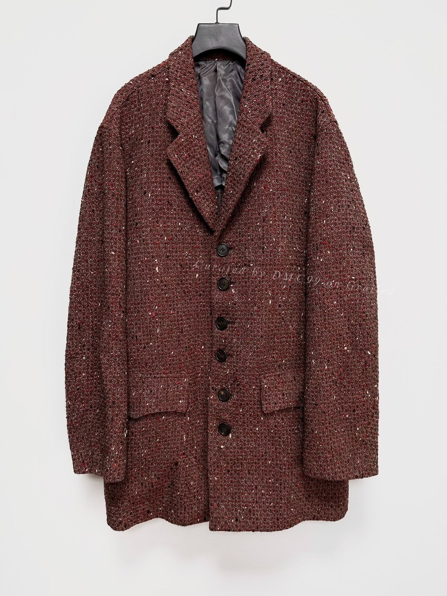 Y's for Men Y's for Men Hand-Knit Multi Wool Coat Size US S / EU 44-46 / 1 - 1 Thumbnail