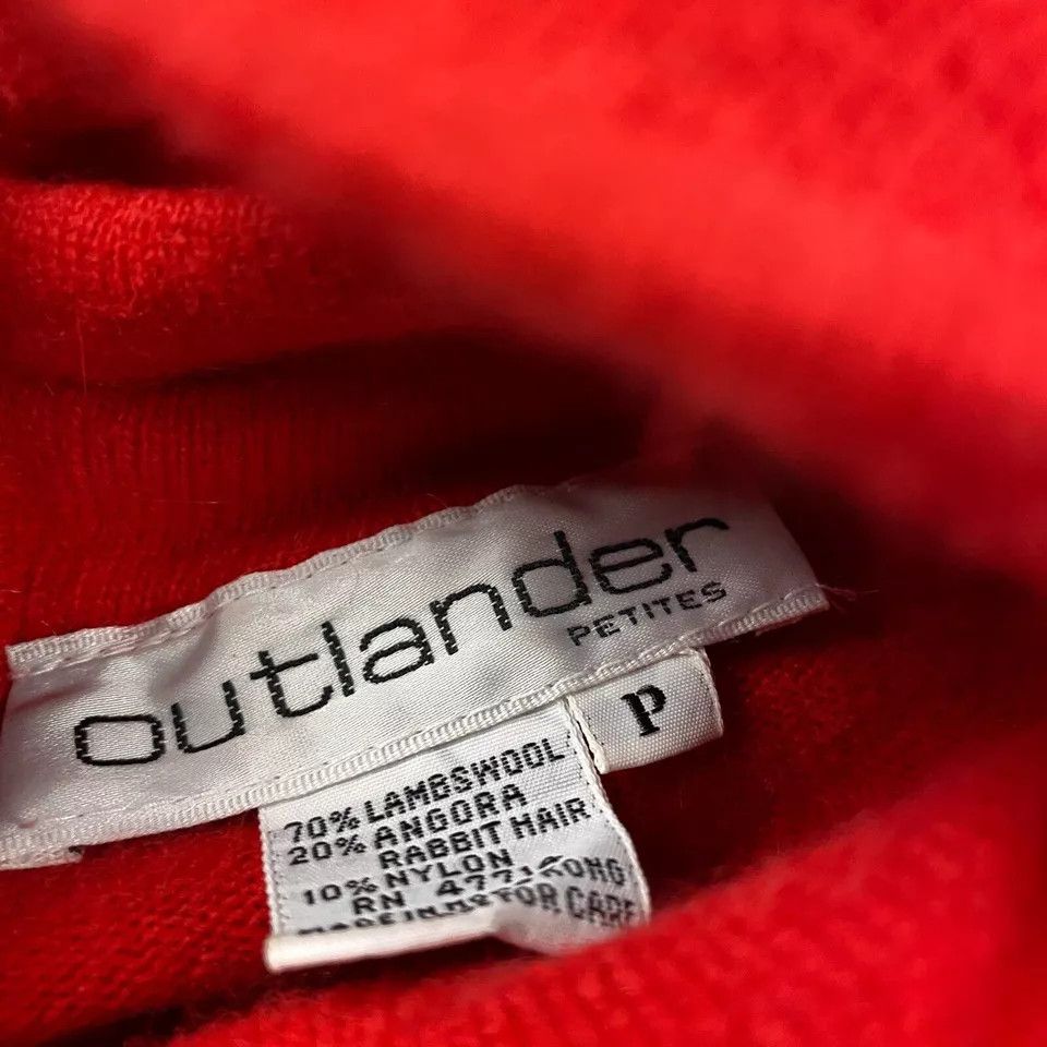Vintage Outlander Dress Women Petite Small Angora Rabbit Hair Size S / US 4 / IT 40 - 4 Thumbnail