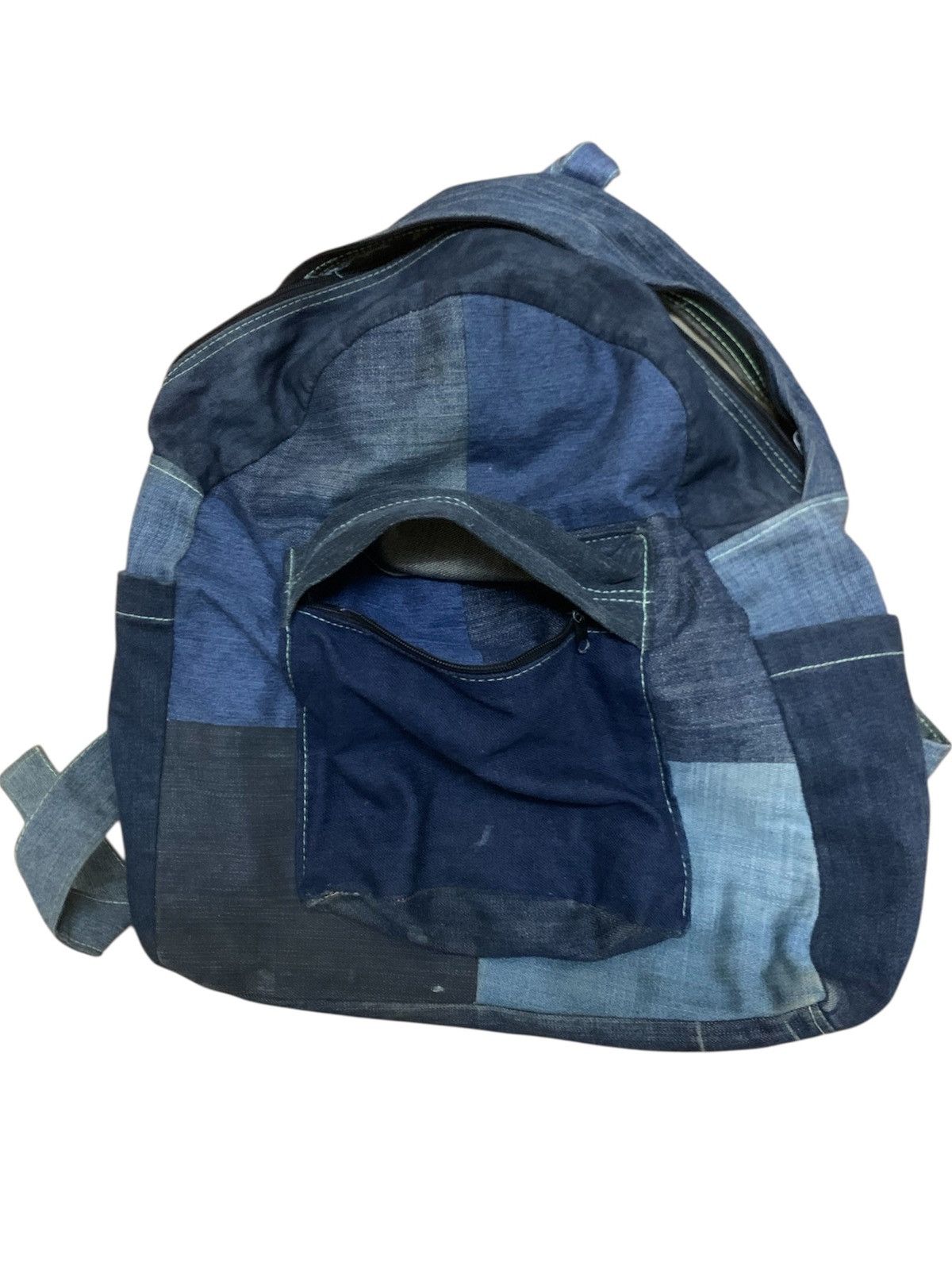 Other Unbrand backpack Patchwork denim Custom Size ONE SIZE - 3 Thumbnail