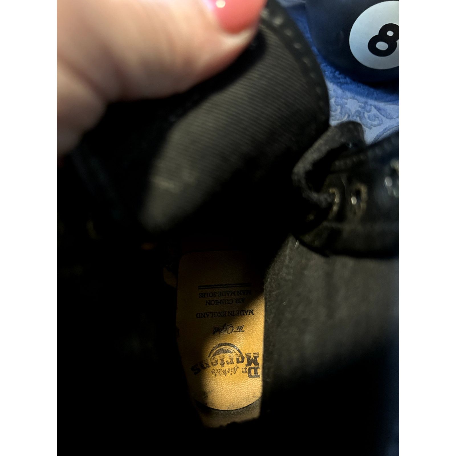 Dr. Martens Dr Martens Navy and Cream Striped Canvas size 5/EU 35 MIE Size US 5 / IT 35 - 5 Thumbnail