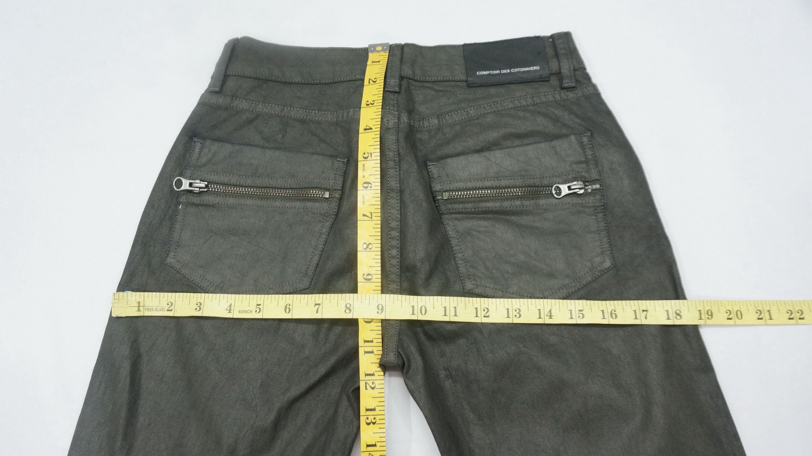 Designer 🔥 Comptoir Des Cotonniers Women's Semi wax pants Size 26" / US 2 / IT 38 - 12 Thumbnail