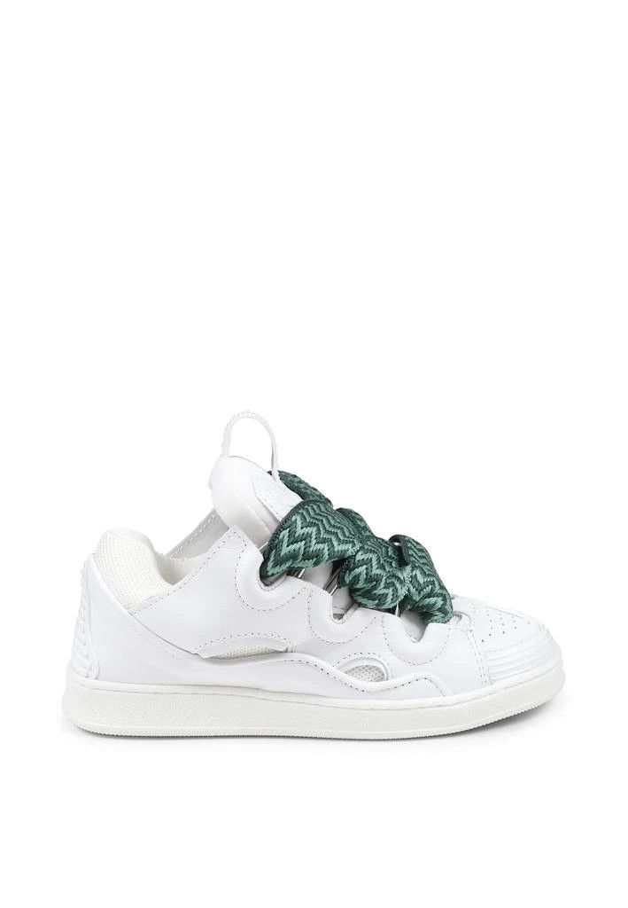 Lanvin o1w1db10226 Size: KIDS 26 / Curb Suede Low-Top Sneakers Size US 5 / EU 37 - 1 Thumbnail
