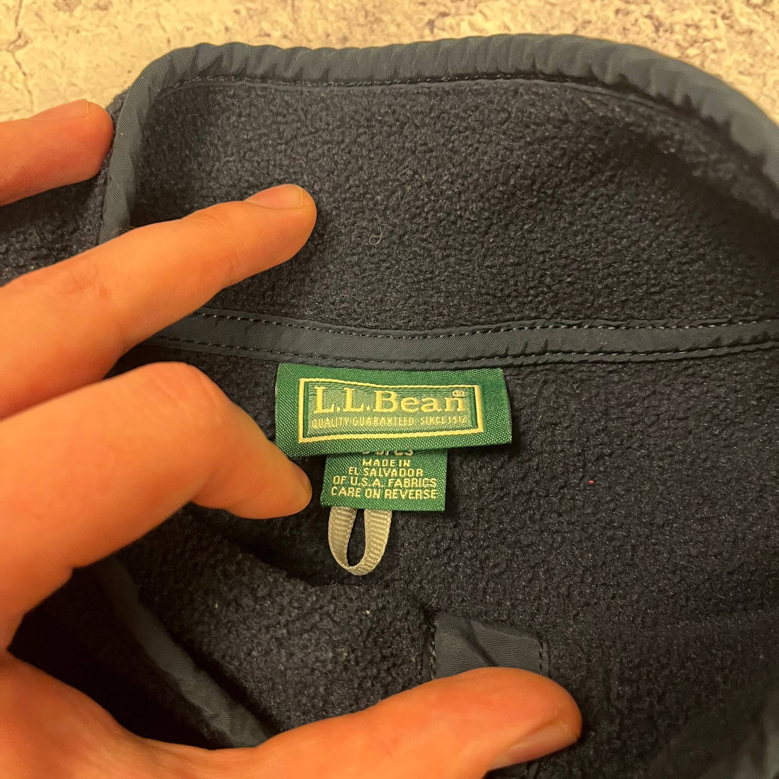 L.L. Bean T-Snap Fleece Polartec Vintage USA Gorpcore