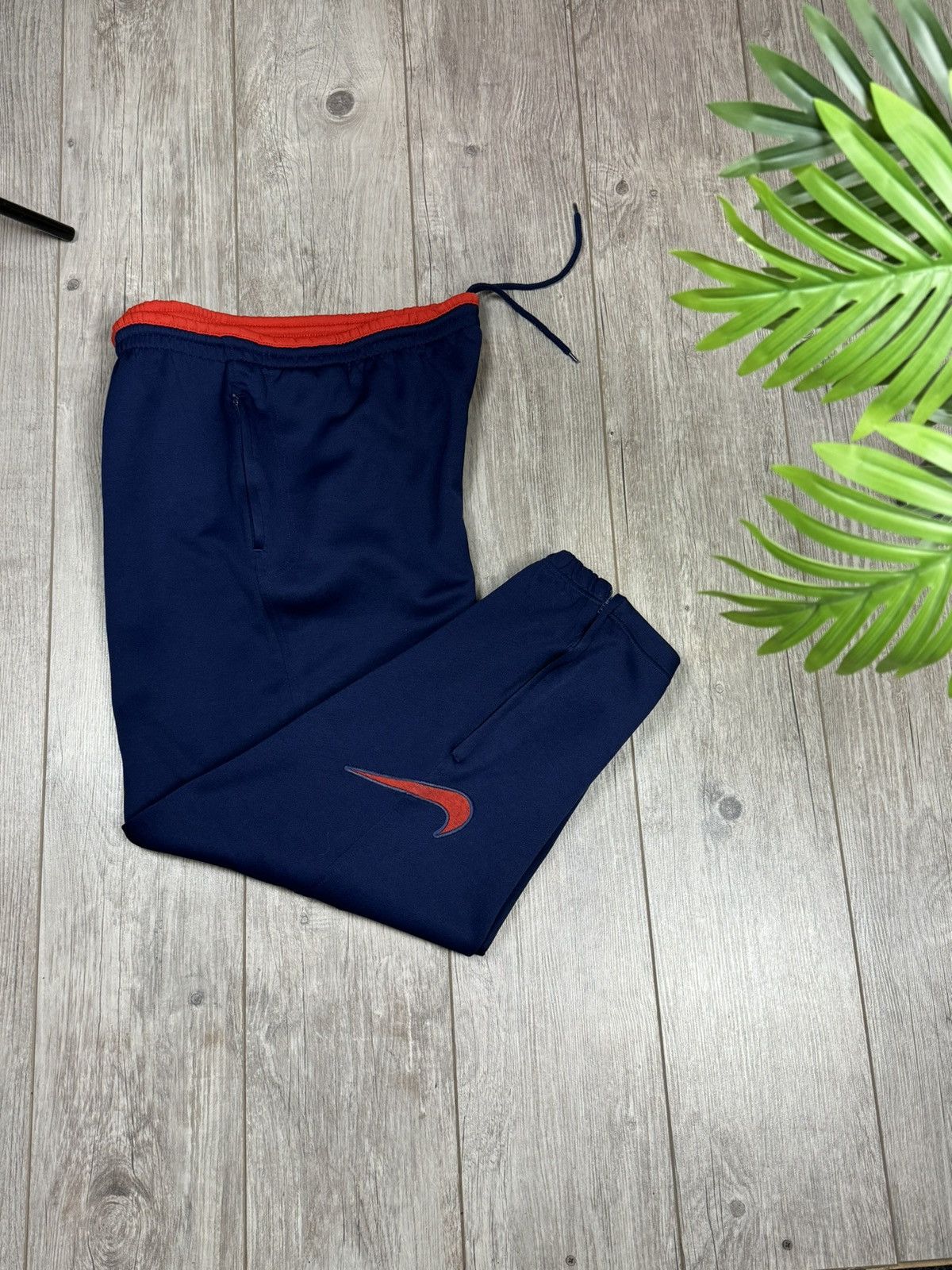 Nike × Vintage NIKE SPORTS PANTS VINTAGE BIG LOGO DRILL Y2K STYLE SIZE XXL Size US 38 / EU 54 - 4 Thumbnail