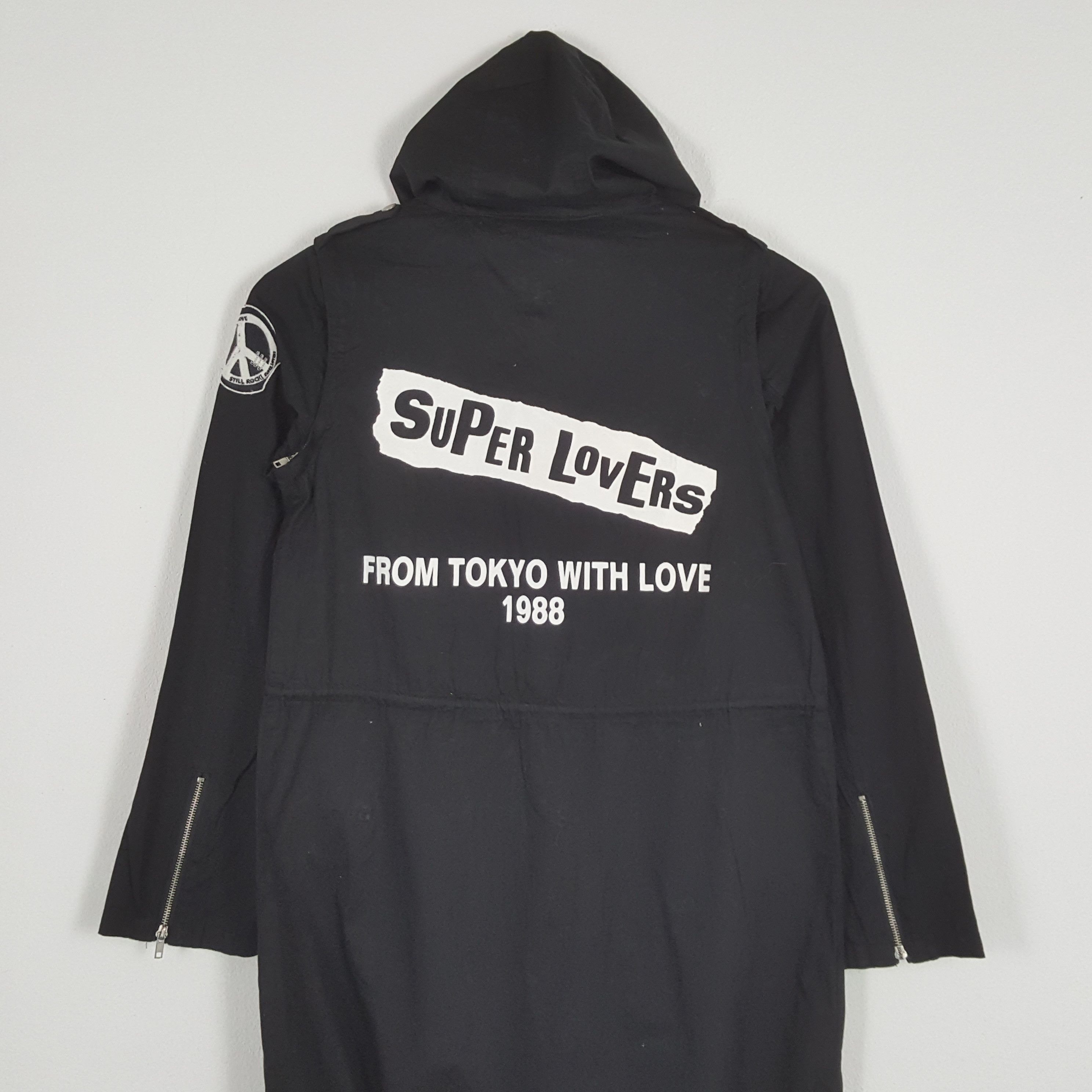 Japanese Brand × Vintage Vintage SUPER LOVERS Japanese Punk Style Parkas Jacket Size US S / EU 44-46 / 1 - 2 Thumbnail