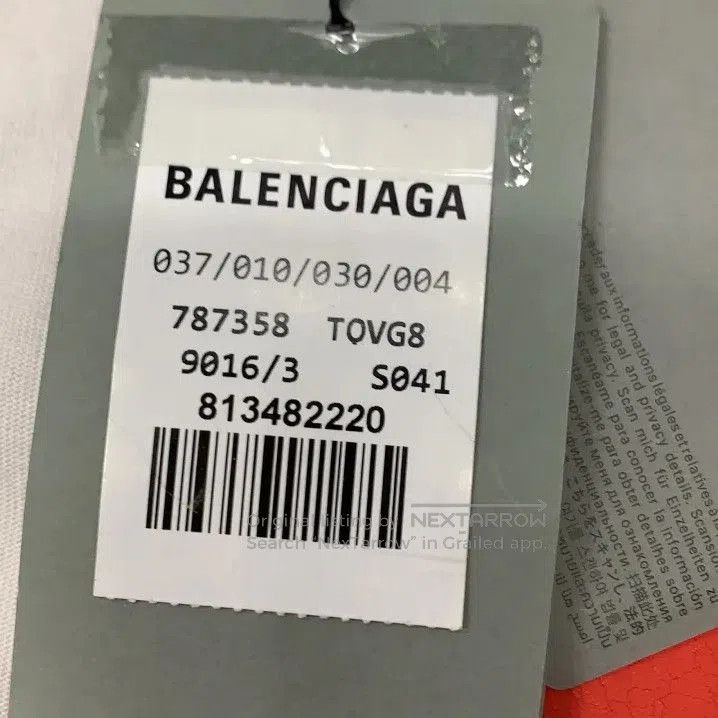 Balenciaga Balenciaga BFRND Logo Print Oversized T. Size US M / EU 48-50 / 2 - 3 Thumbnail