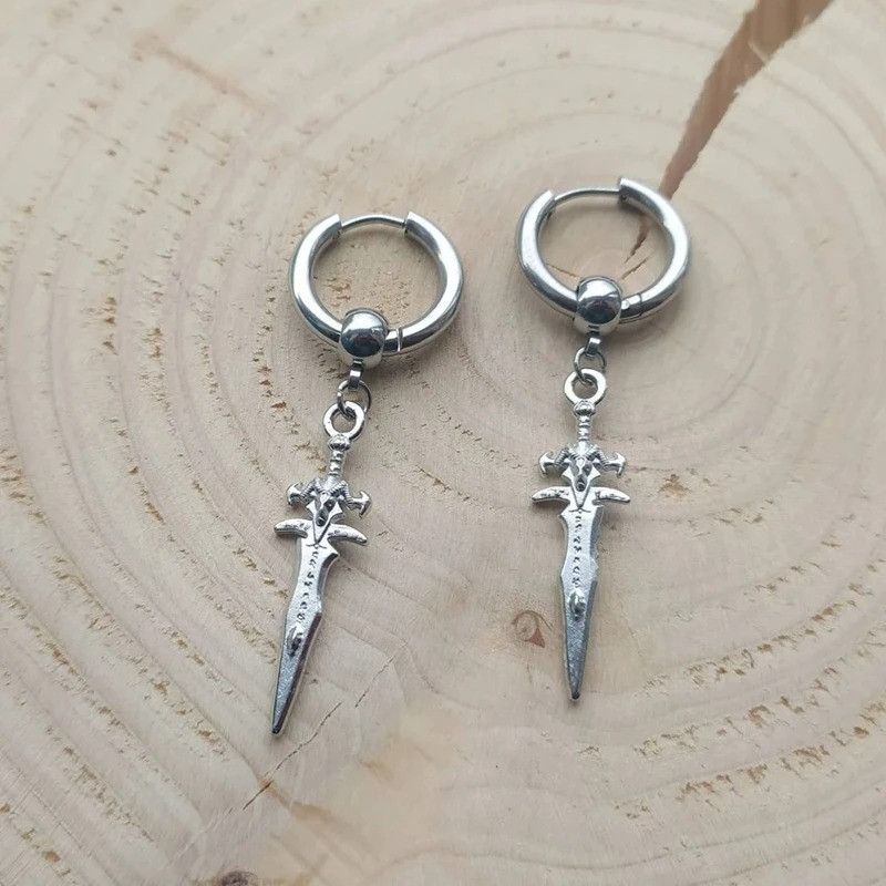 Japanese Brand × Vintage Sword Hip Hop Earrings Size ONE SIZE - 1 Thumbnail