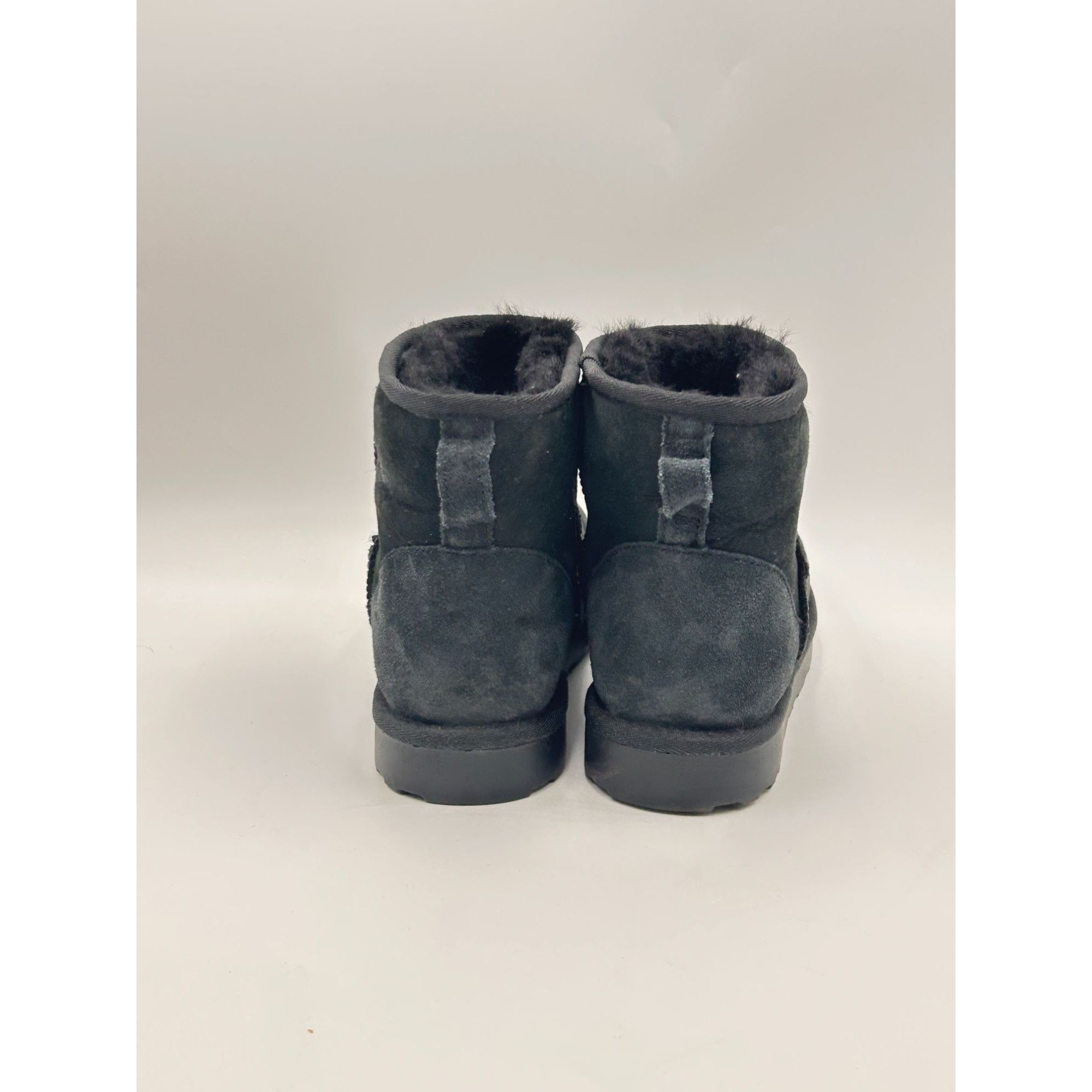 Other Kirkland Signature Shearling Boots Women 8 Black Suede Short Size US 8 / IT 38 - 2 Thumbnail