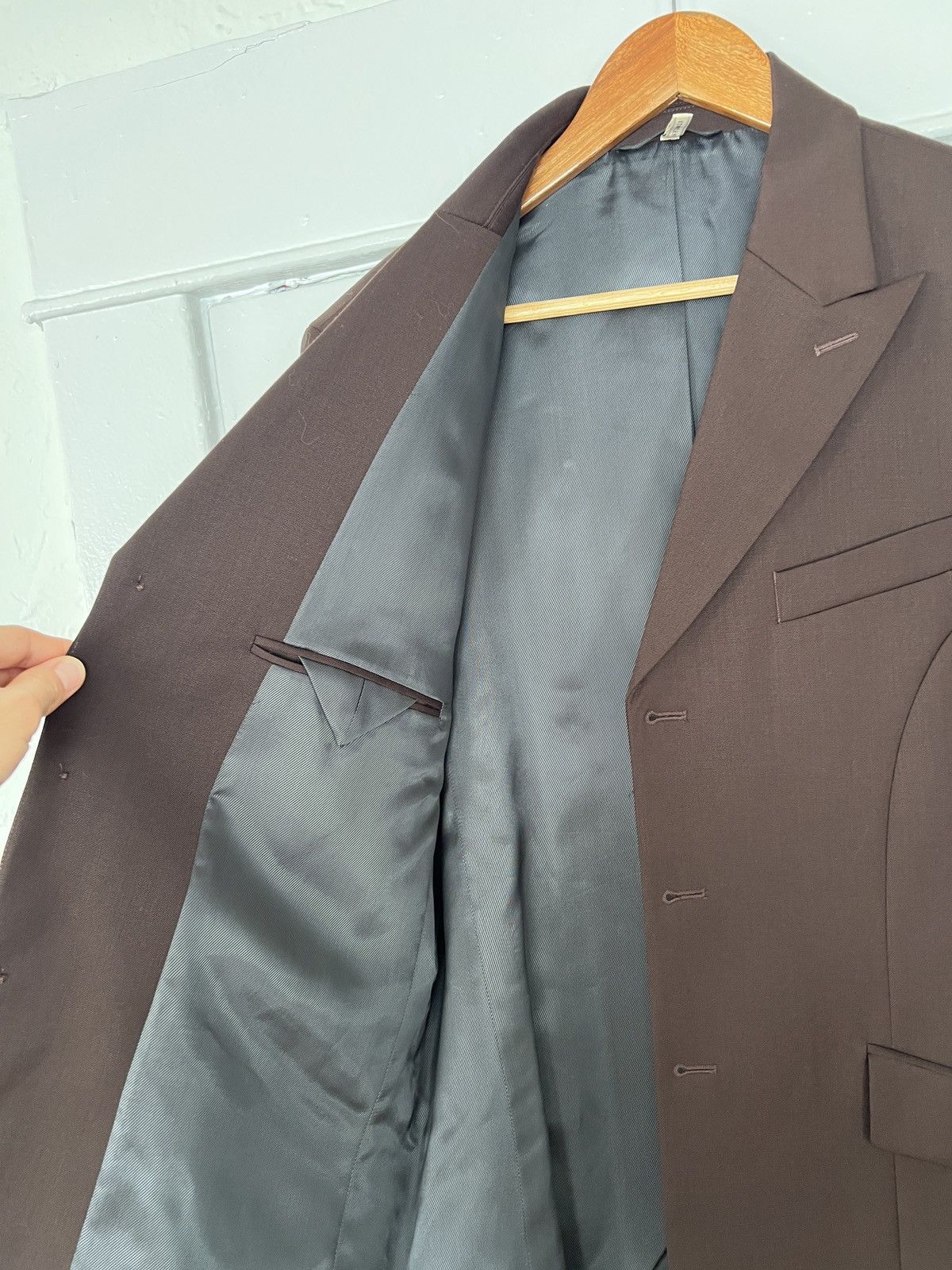 Sunflower Sunflower Brown Jet Blazer Size 50R - 4 Thumbnail