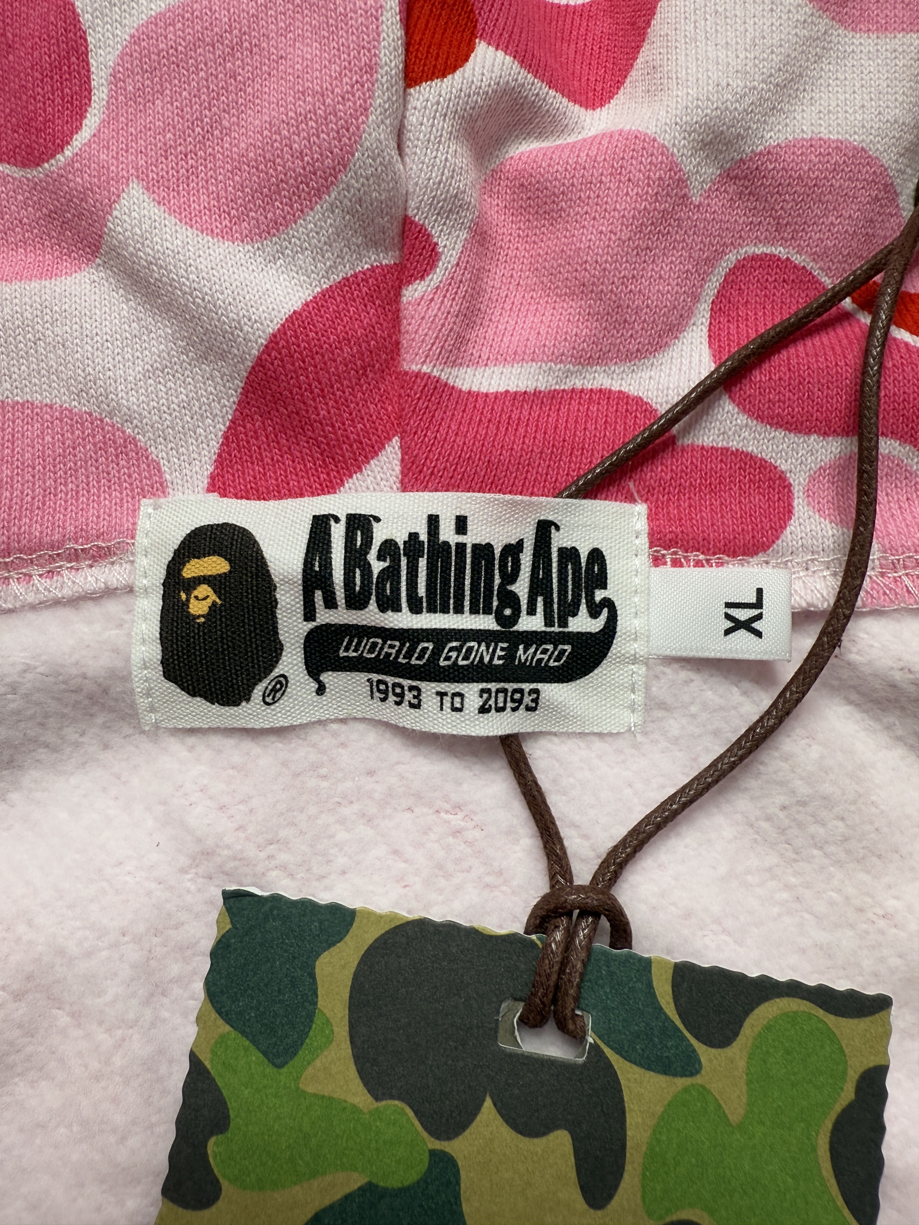 Bape BAPE ABC CAMO LOGO RIB FULL ZIP HOODIE Size US XL / EU 56 / 4 - 14 Thumbnail