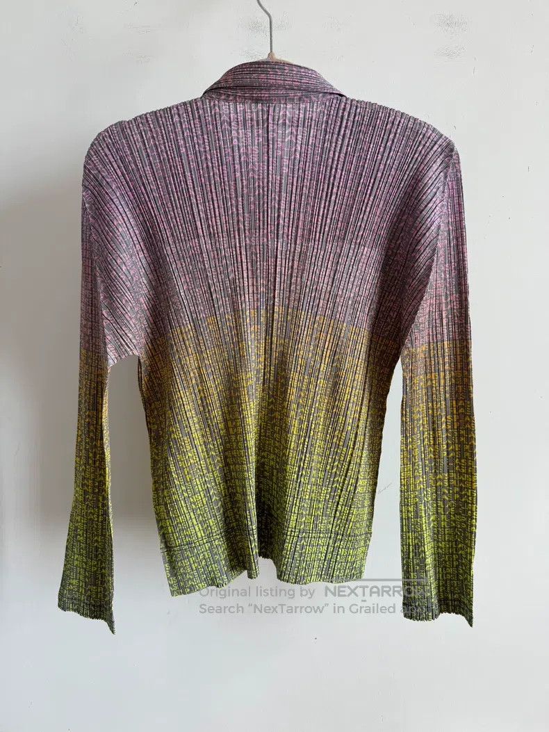Issey Miyake Issey Miyake Purple Coat Size L / US 10 / IT 46 - 2 Thumbnail