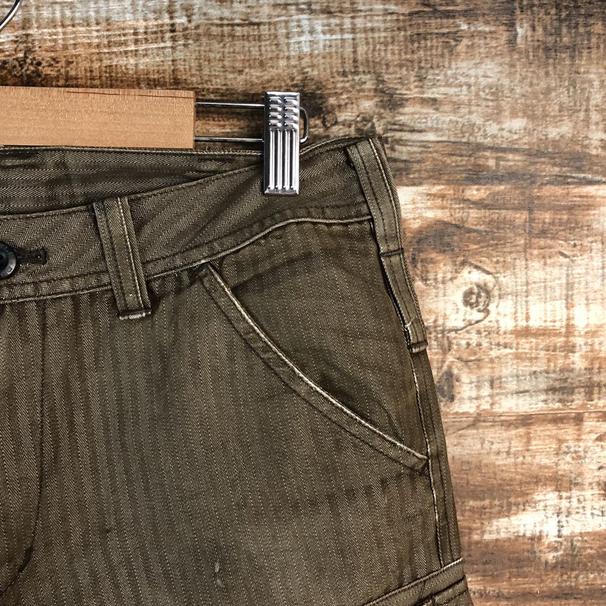 Japanese Brand DL Burtle Brown Cargo Multipocket Pants #C620 Size US 26 / EU 42 - 8 Thumbnail
