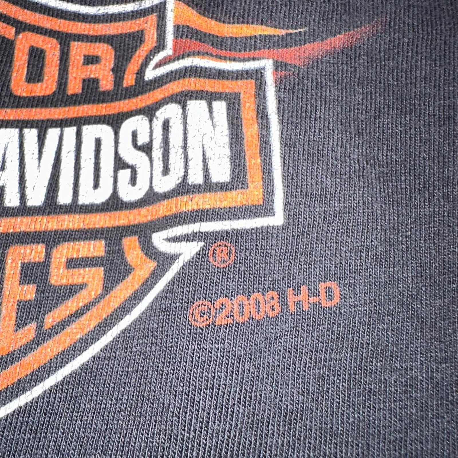 Harley Davidson Vintage 2008 Harley Davidson Looney Tunes LS Tee Flame sz L Size US L / EU 52-54 / 3 - 6 Thumbnail