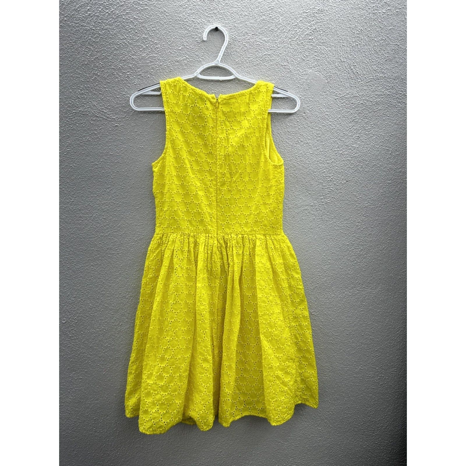 Old Navy Old Navy Dress Womens Eyelet Embroidered Yellow Sleeveless Short A-Line 4 Womens Size S / US 4 / IT 40 - 7 Thumbnail