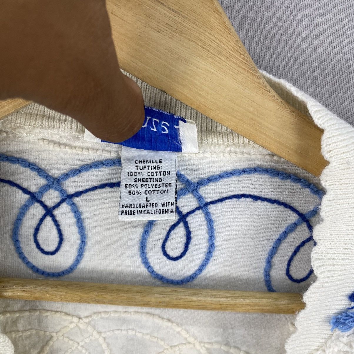 Other Vintage 90’s Handcrafted Emboridered Cardigan By Damze Size M / US 6-8 / IT 42-44 - 10 Thumbnail