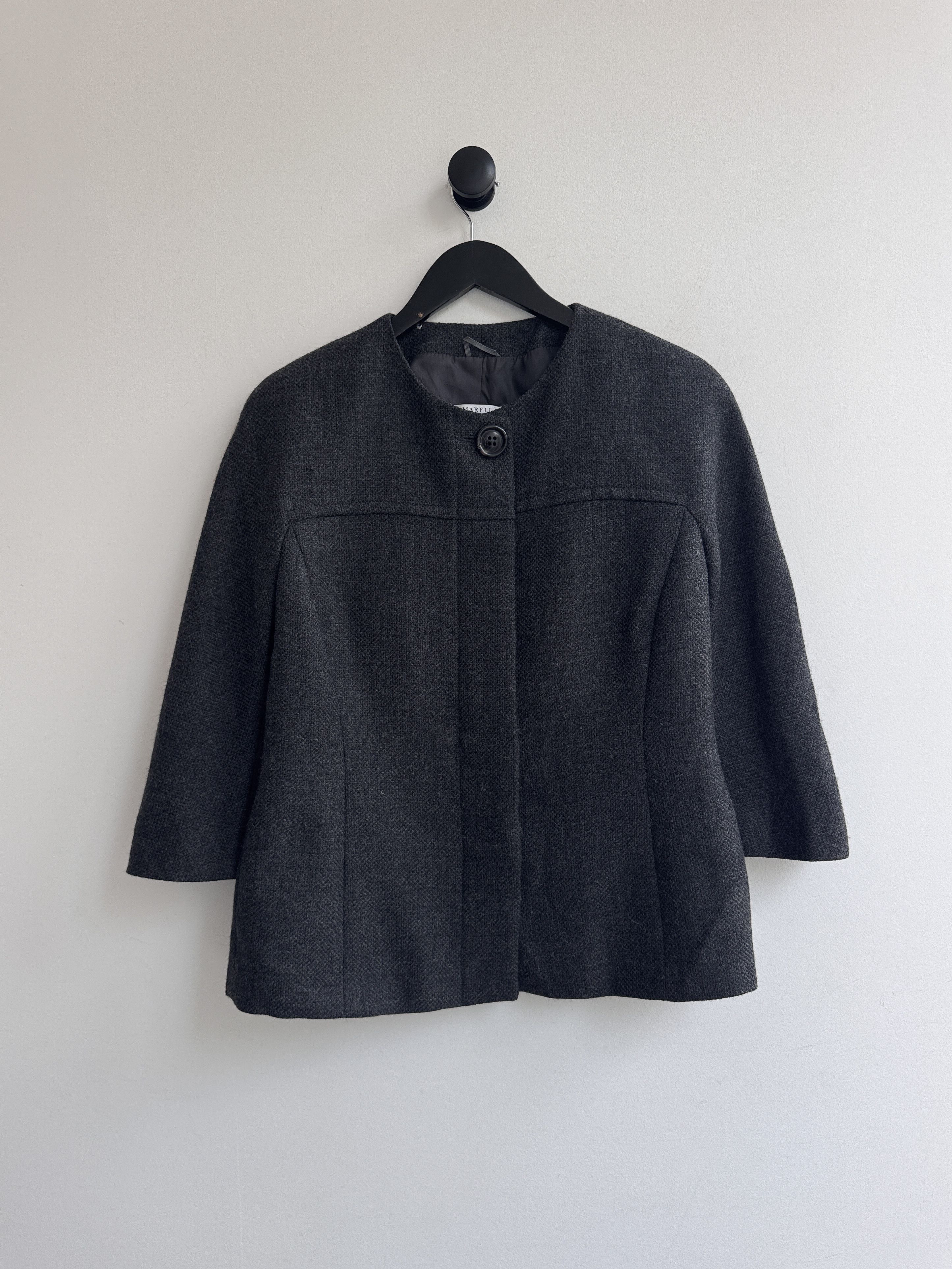 Marella Marella Wool Blazer Coat Jacket Size L / US 10 / IT 46 - 1 Thumbnail