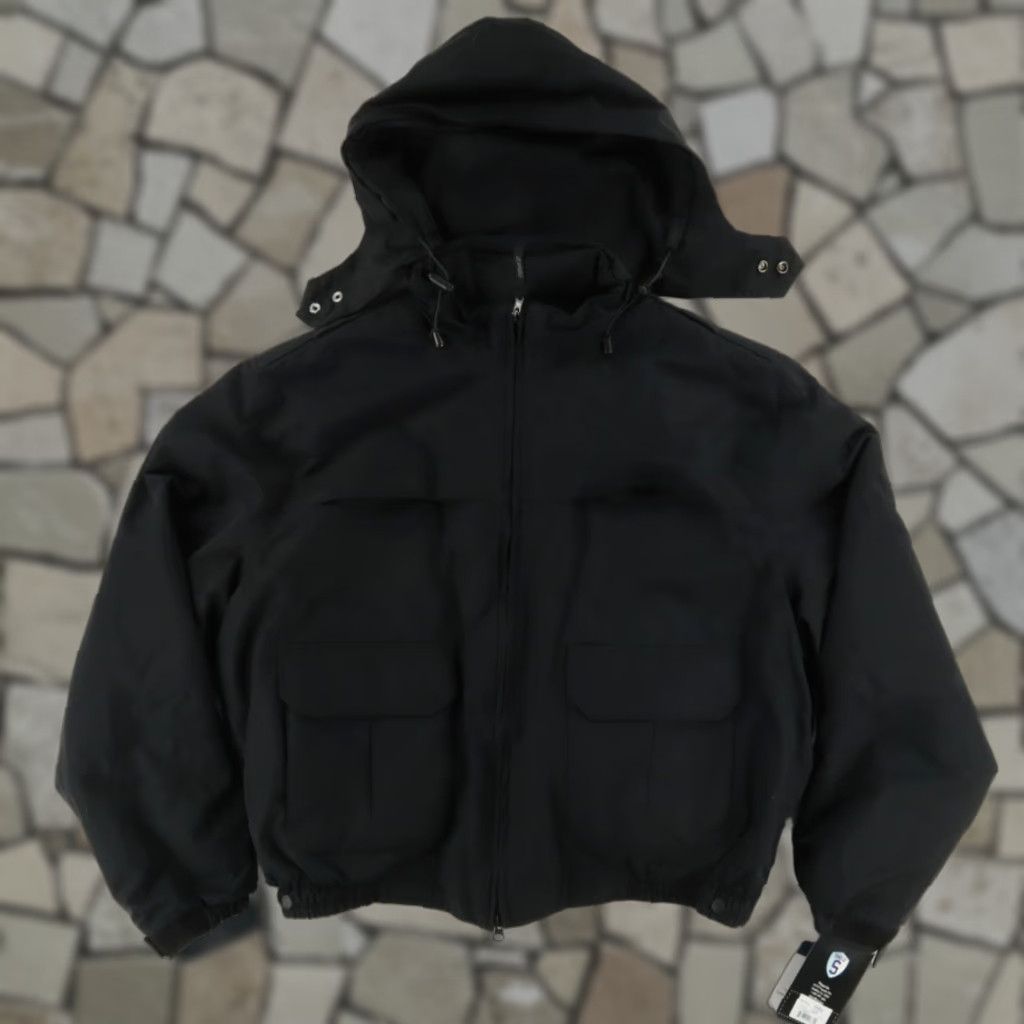 Vintage Elbeco Shield Genesis Solid Mock Long Sleeve Jacket Black Men's XL Shirt Size US XL / EU 56 / 4 - 1 Thumbnail