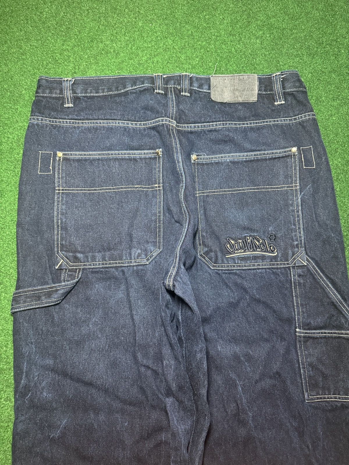 Southpole Vtg Y2K SouthPole Carpenter Baggy Hip Hop Skater Jeans 41x32 Size US 41 - 2 Thumbnail