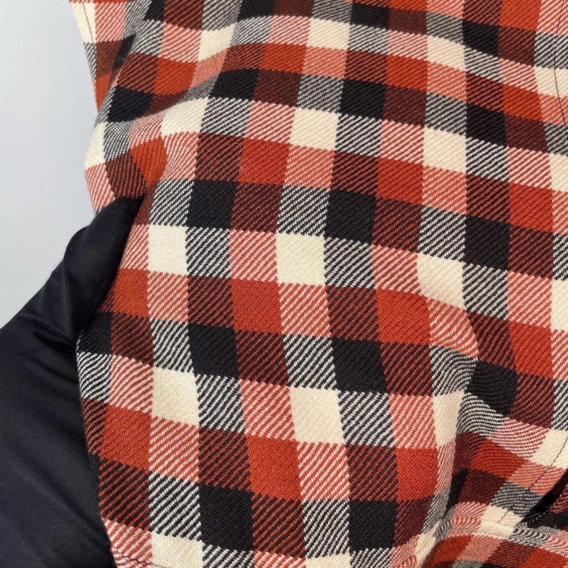 Dior DIOR Sleeveless Plaid Red-Black Color-Blocked Dress 34 Size XS / US 0-2 / IT 36-38 - 9 Thumbnail