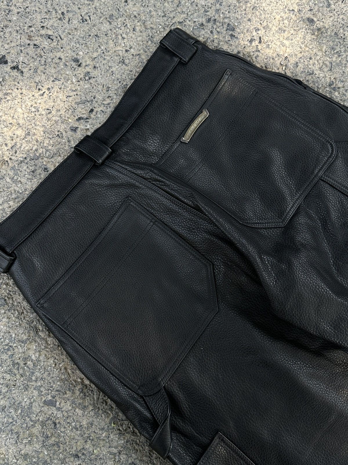 Chrome Hearts Chrome Hearts Fleur Knee Leather Pants Size US 32 / EU 48 - 6 Thumbnail