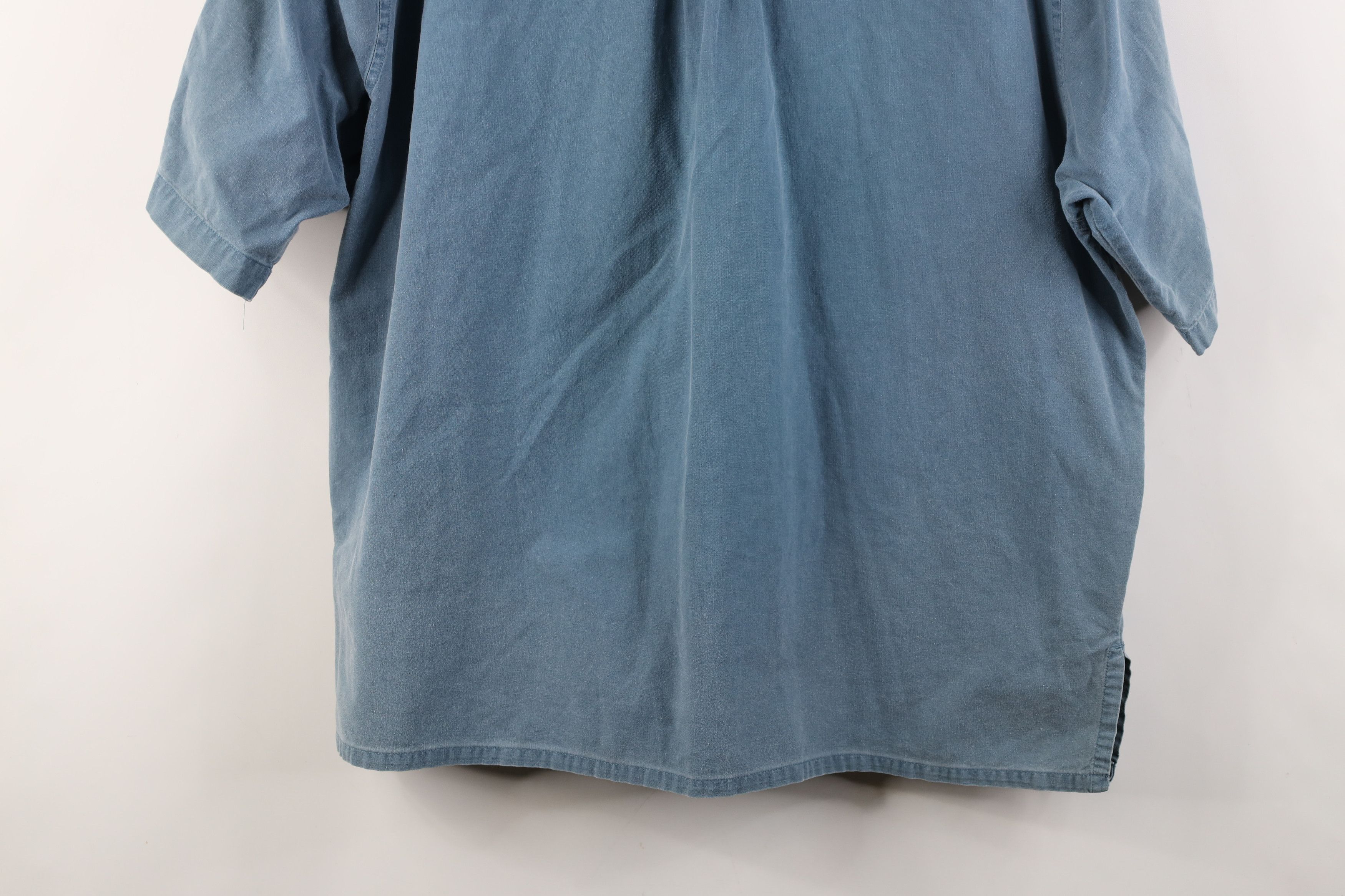Banana Republic Vintage 80s Banana Republic Stonewash Safari Button Shirt Size US XL / EU 56 / 4 - 16 Thumbnail