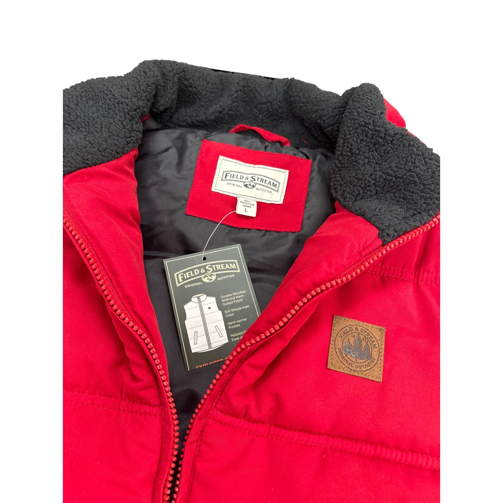 Field & Stream Field & Stream men’s outdoor red vest microfiber shell and h Size US L / EU 52-54 / 3 - 2 Thumbnail