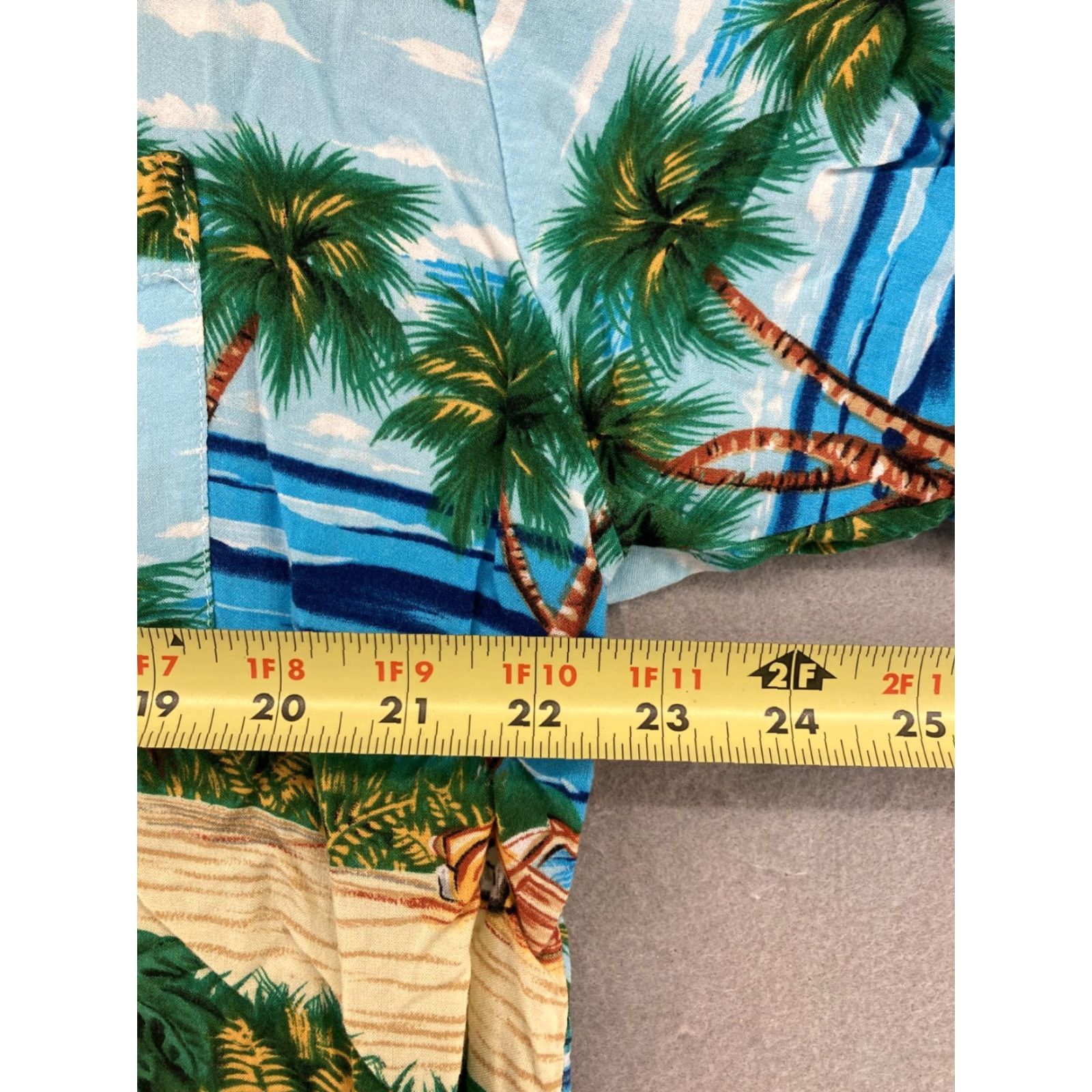 Vintage Vintage Pineapple Connection Blue Hawaiian Shirt Adult Large Casual Beach Palm Trees Print Size US L / EU 52-54 / 3 - 4 Thumbnail