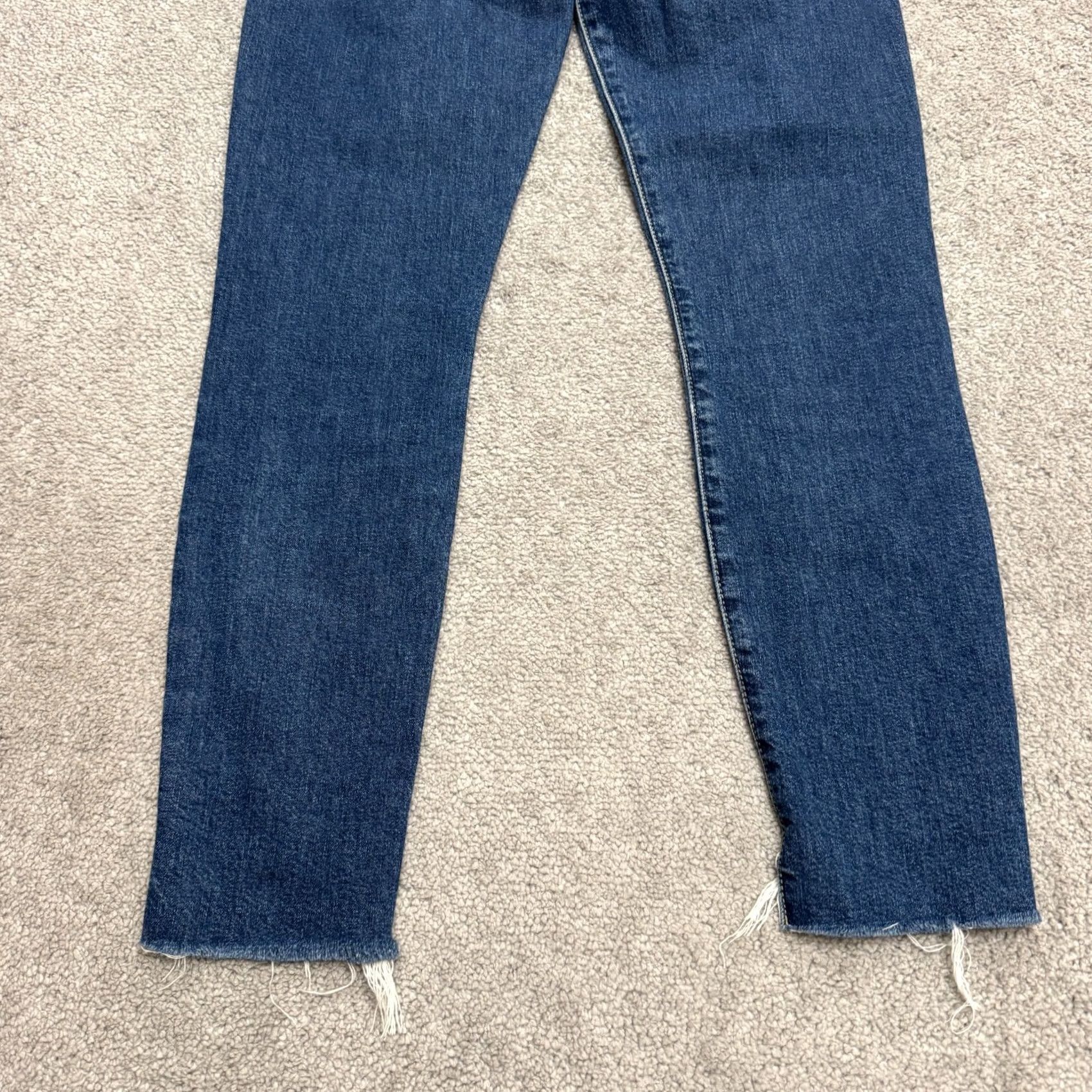 7 For All Mankind 7 For All Mankind Jeans Womens 26 Skinny Denim Blue Ankle High Waist Size 26" / US 2 / IT 38 - 3 Thumbnail