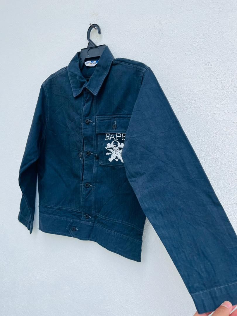 Bape Bape Black Haringbone Jacket Size US M / EU 48-50 / 2 - 5 Thumbnail