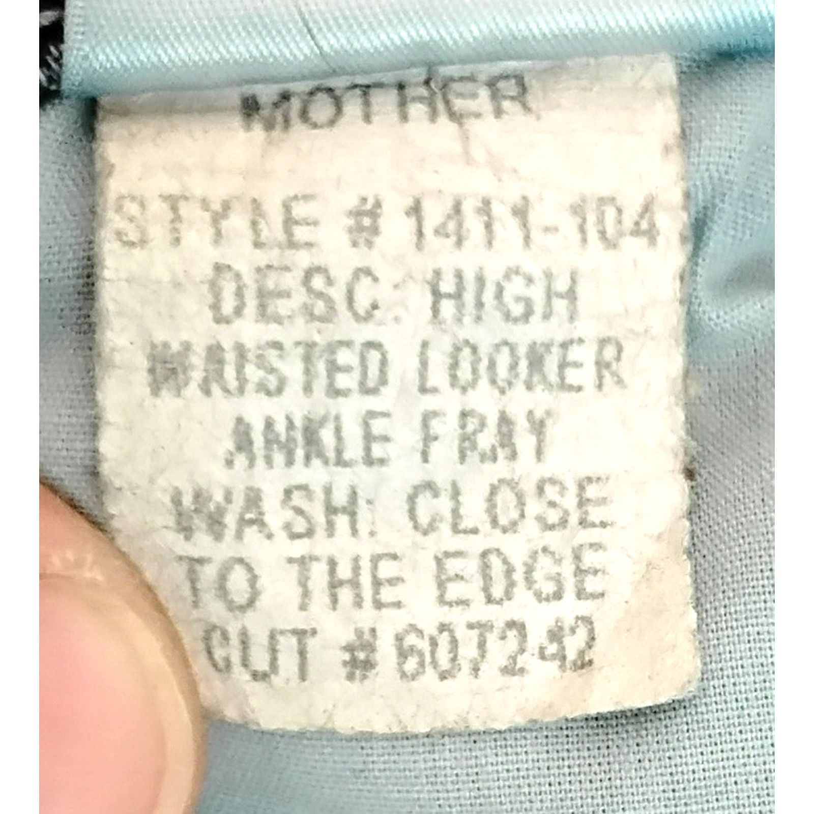 MOTHER Mother Denim Jeans Women's 26 High Waisted Looker Size 26" / US 2 / IT 38 - 11 Thumbnail