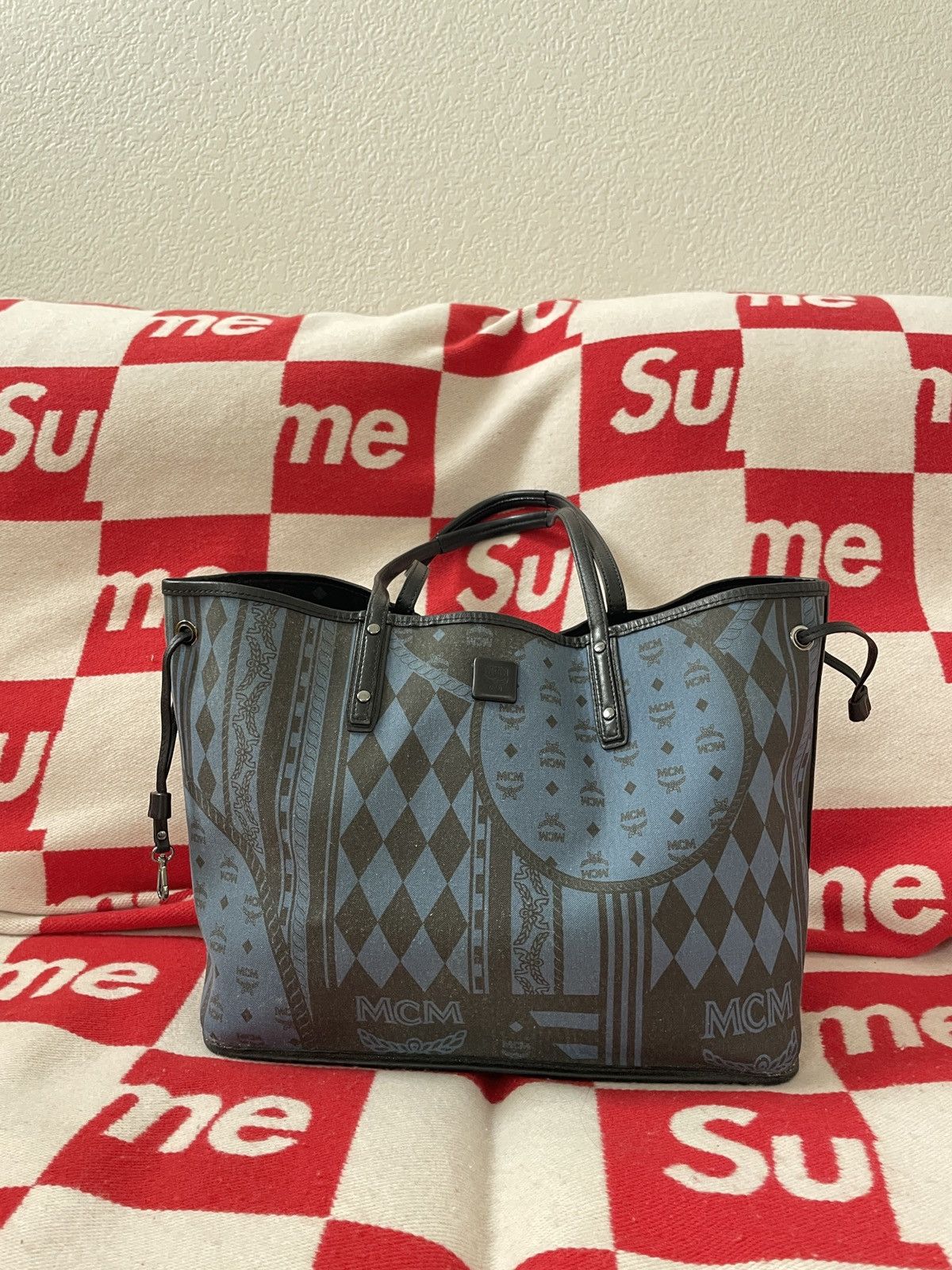 MCM MCM Medium Reversible Shopper Bag(Black) Size ONE SIZE - 8 Thumbnail